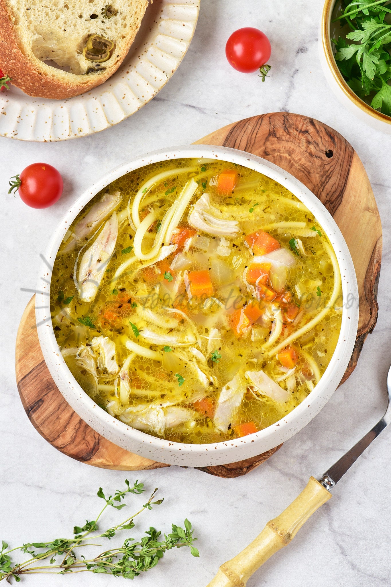 Chicken Noodle Soup - Set 5 of 5
