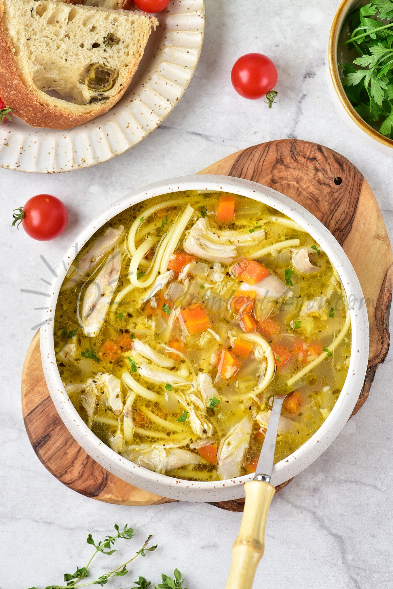 Chicken Noodle Soup - Set 5 of 5