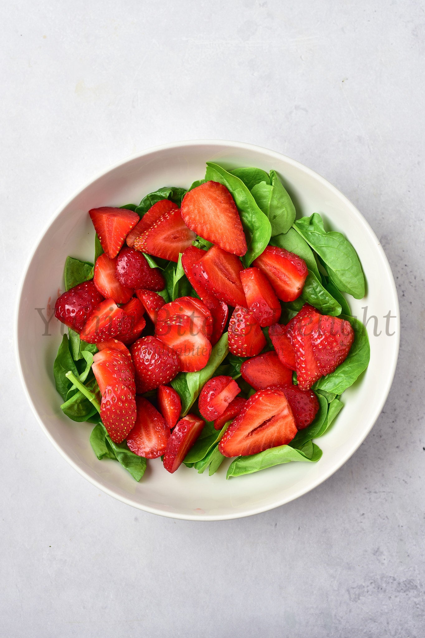 Strawberry Spinach Salad - Set 4 of 5