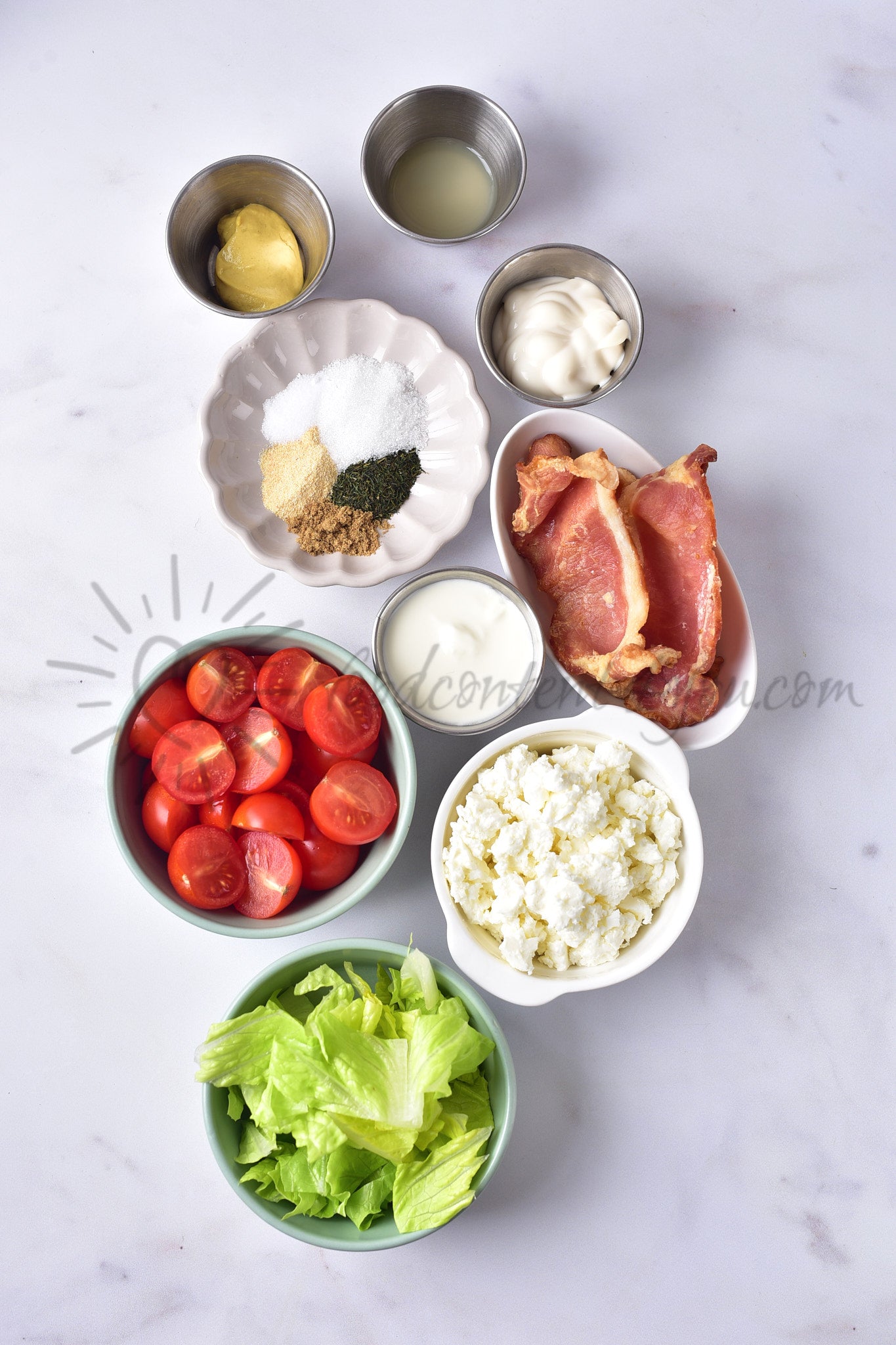 BLT Salad - Set 4 of 5