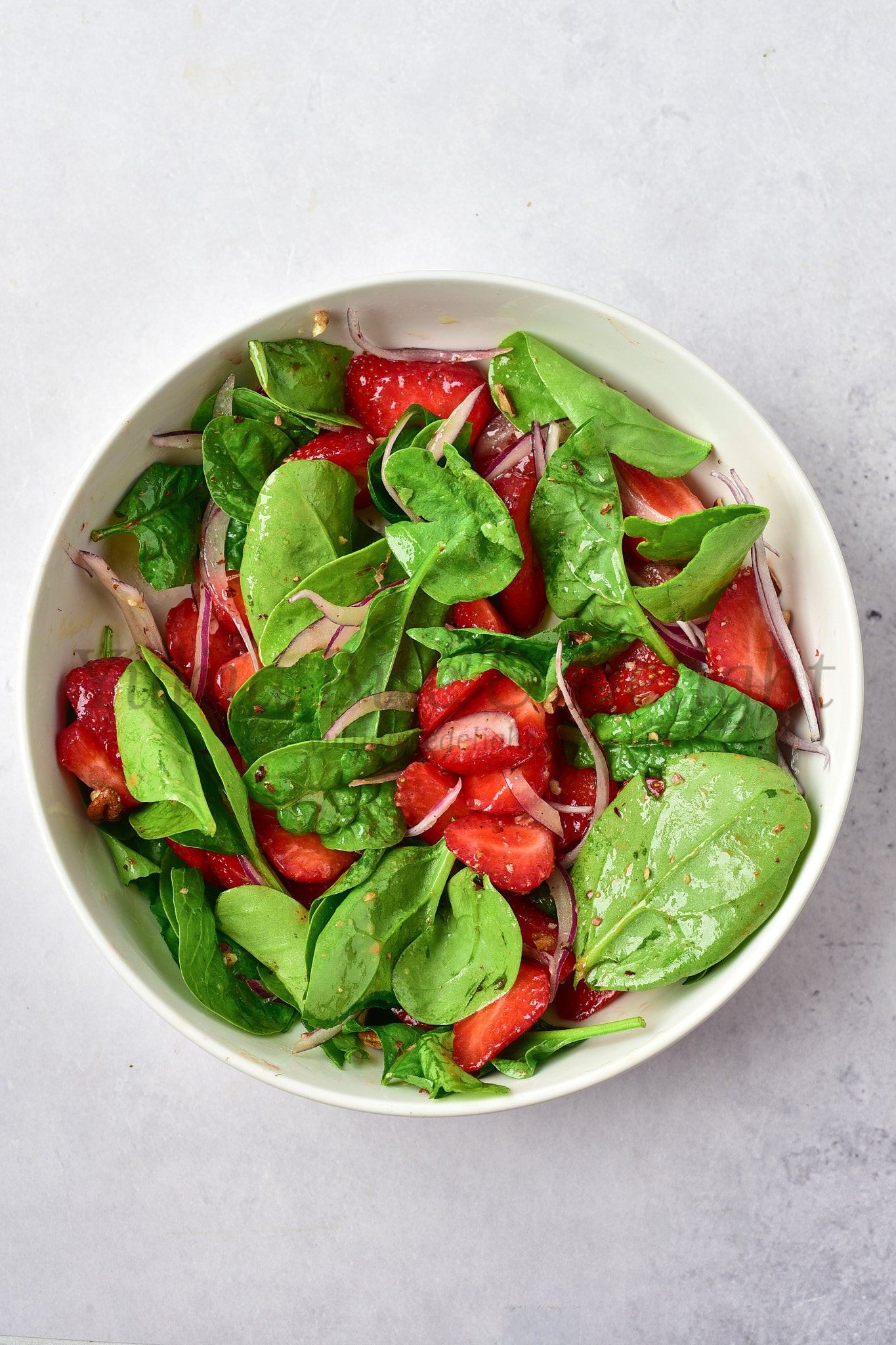 Strawberry Spinach Salad - Set 3 of 5