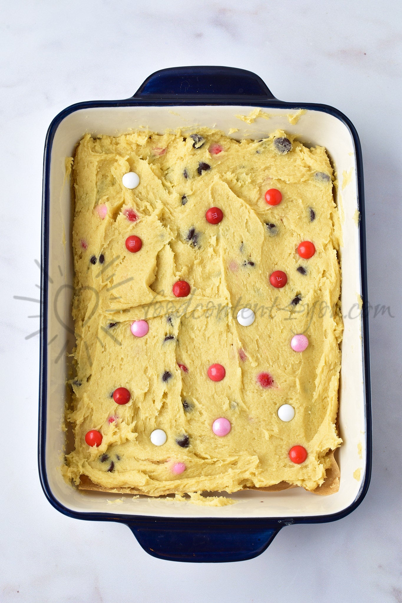 Valentine's M&M Cookie Bars - Set 5 of 5