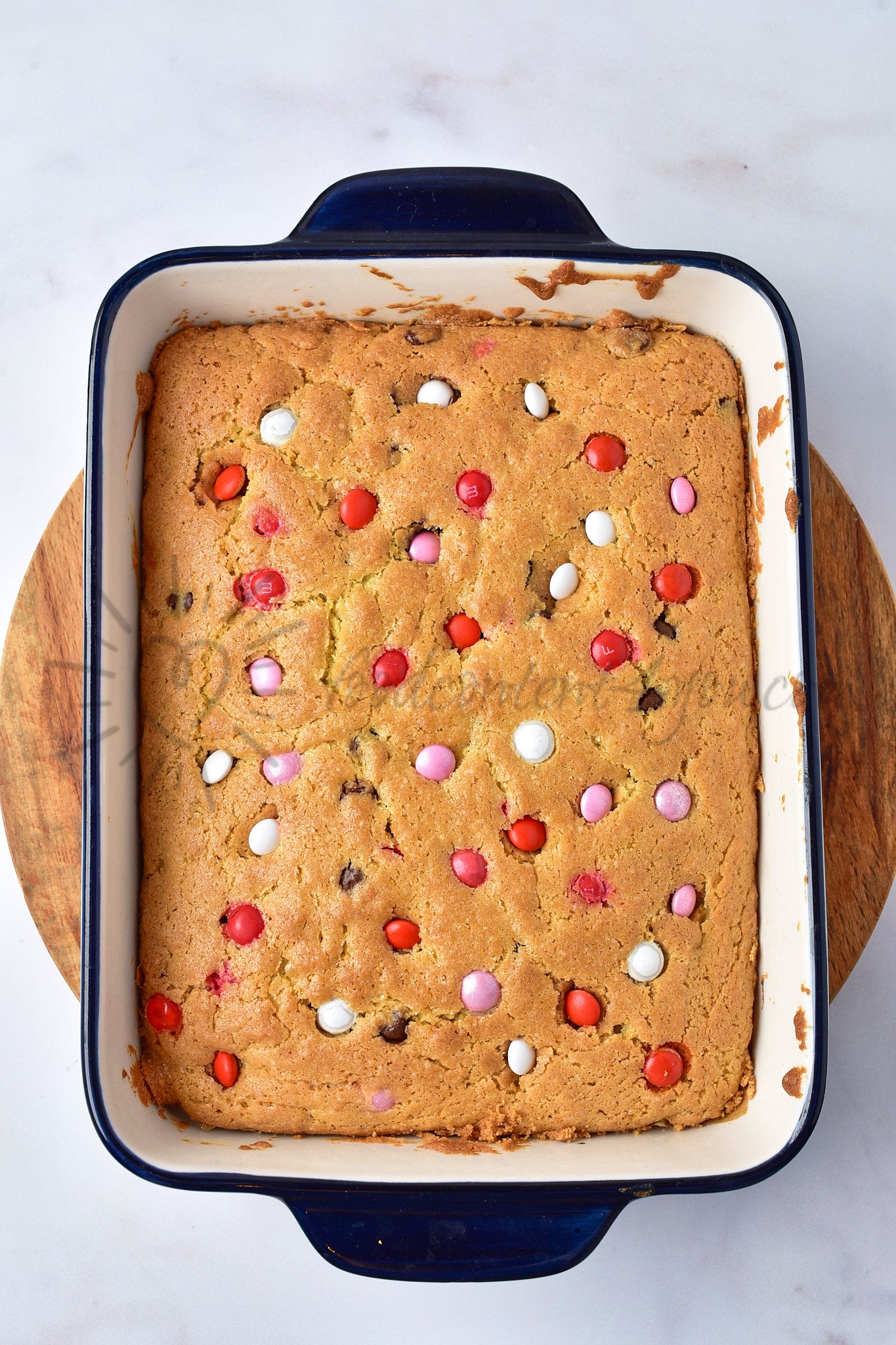 Valentine's M&M Cookie Bars - Set 5 of 5