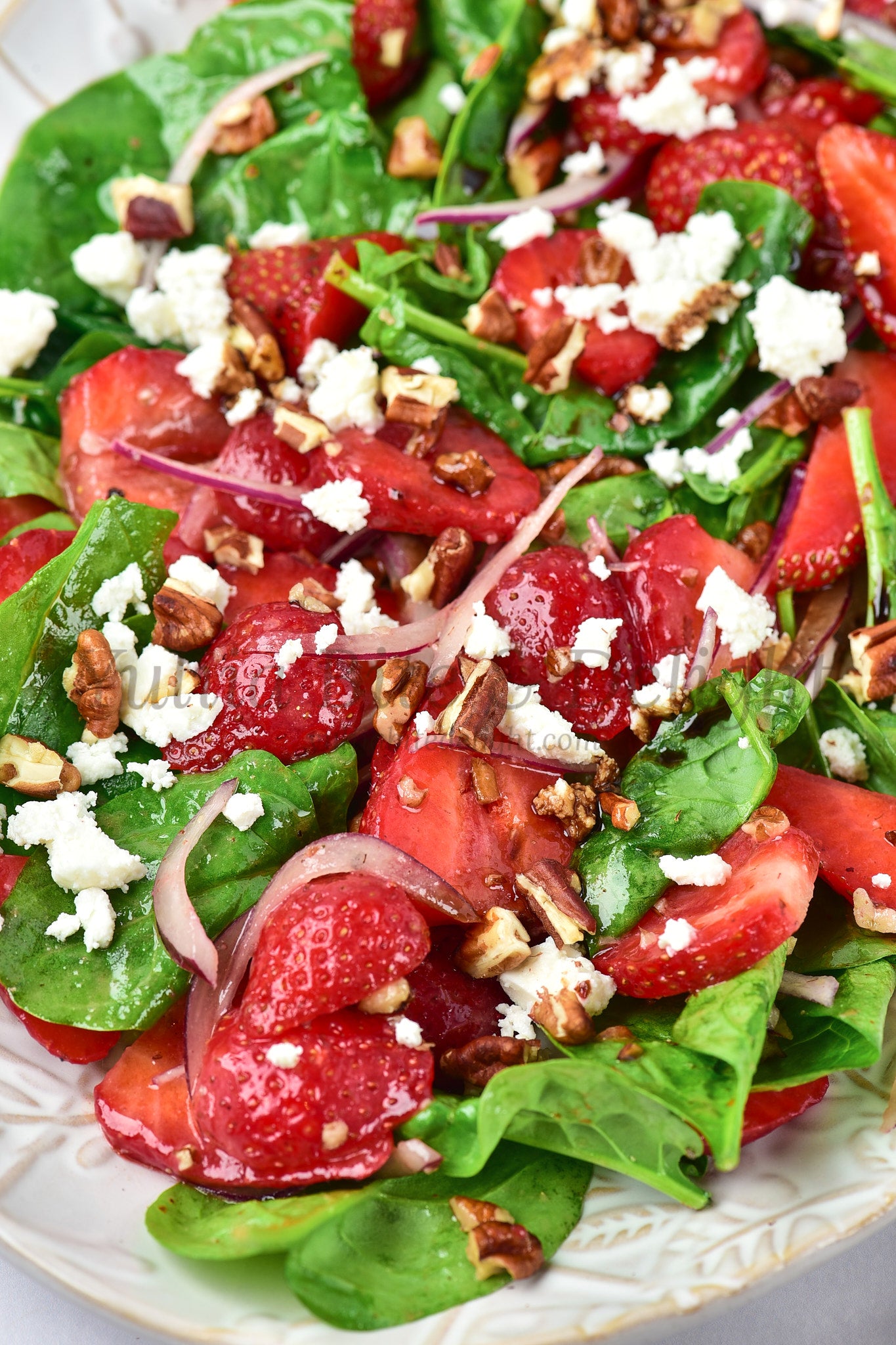 Strawberry Spinach Salad - Set 1 of 5