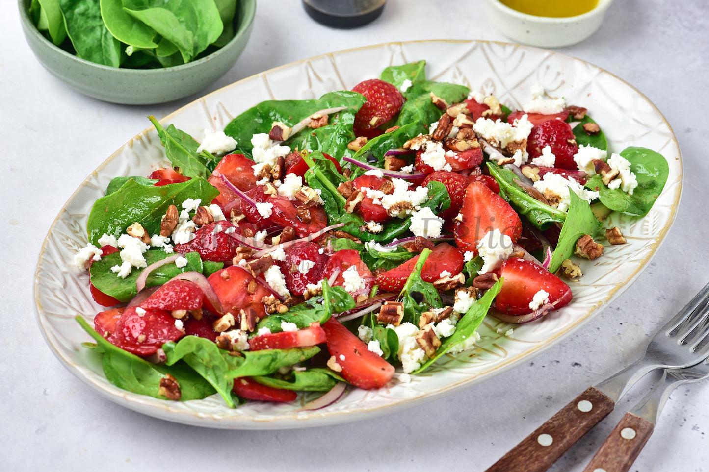 Strawberry Spinach Salad - Set 1 of 5