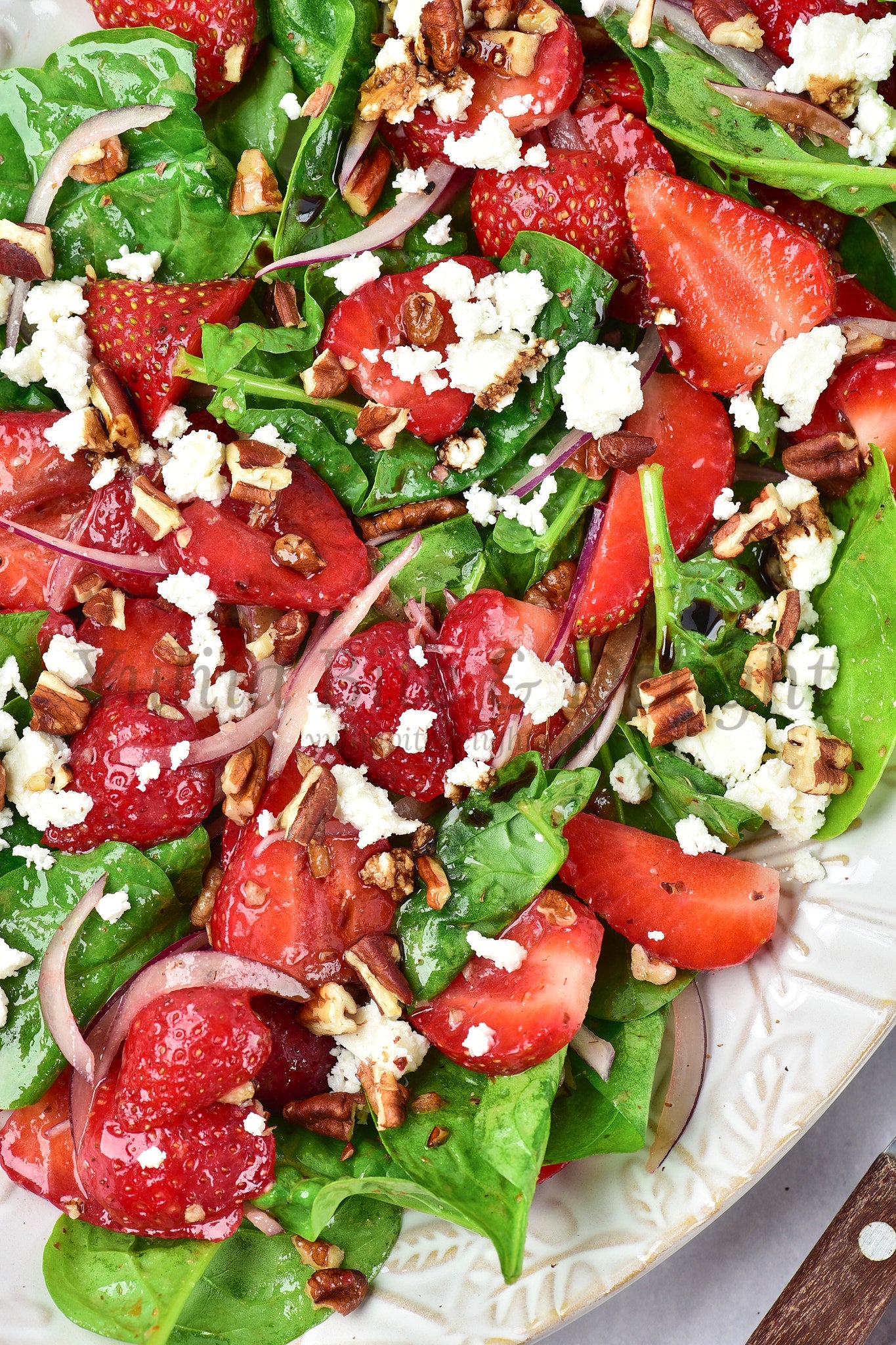 Strawberry Spinach Salad - Set 1 of 5