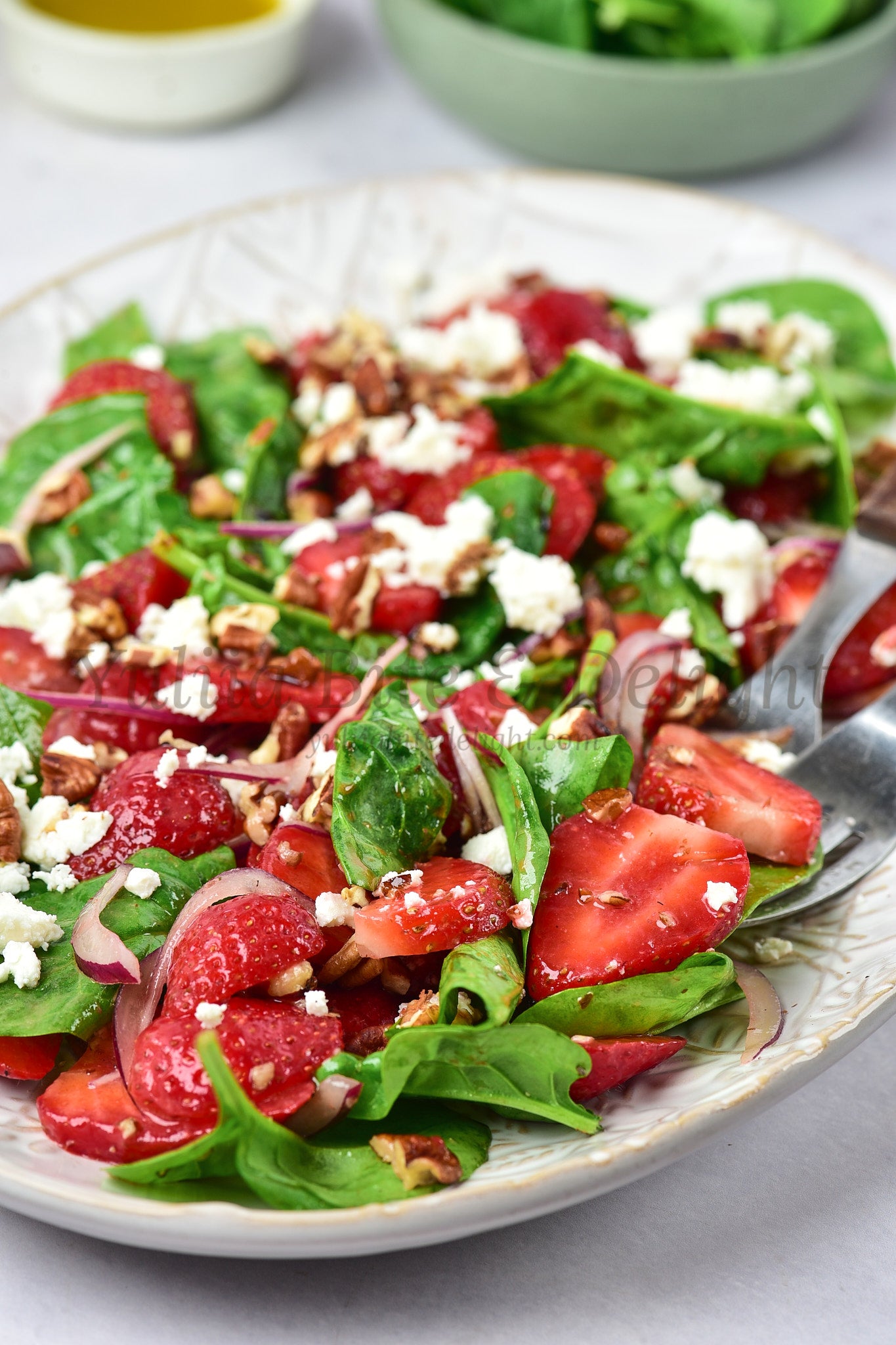 Strawberry Spinach Salad - Set 1 of 5