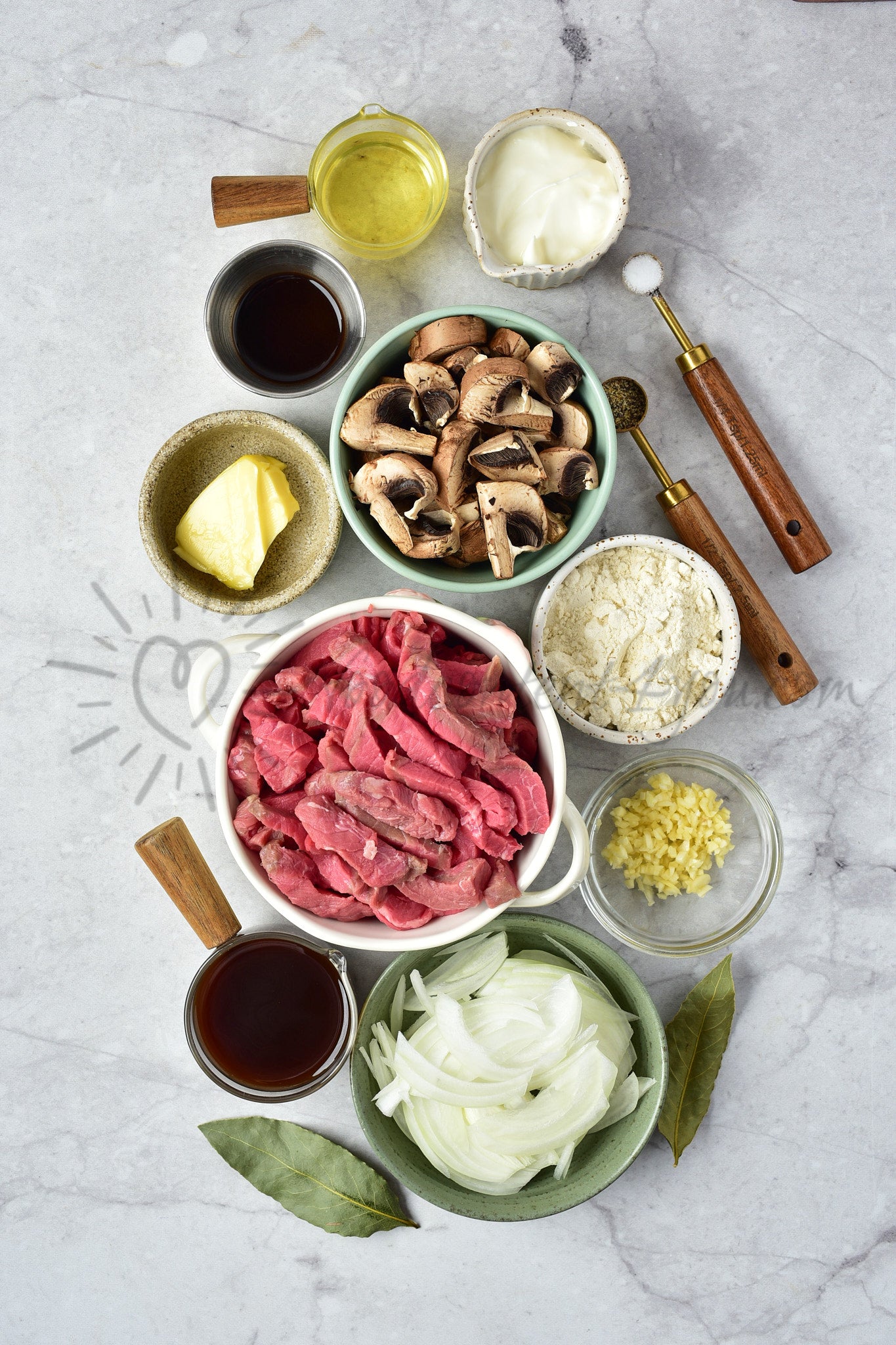Slow cooker Beef Stroganoff - Set 5 of 5