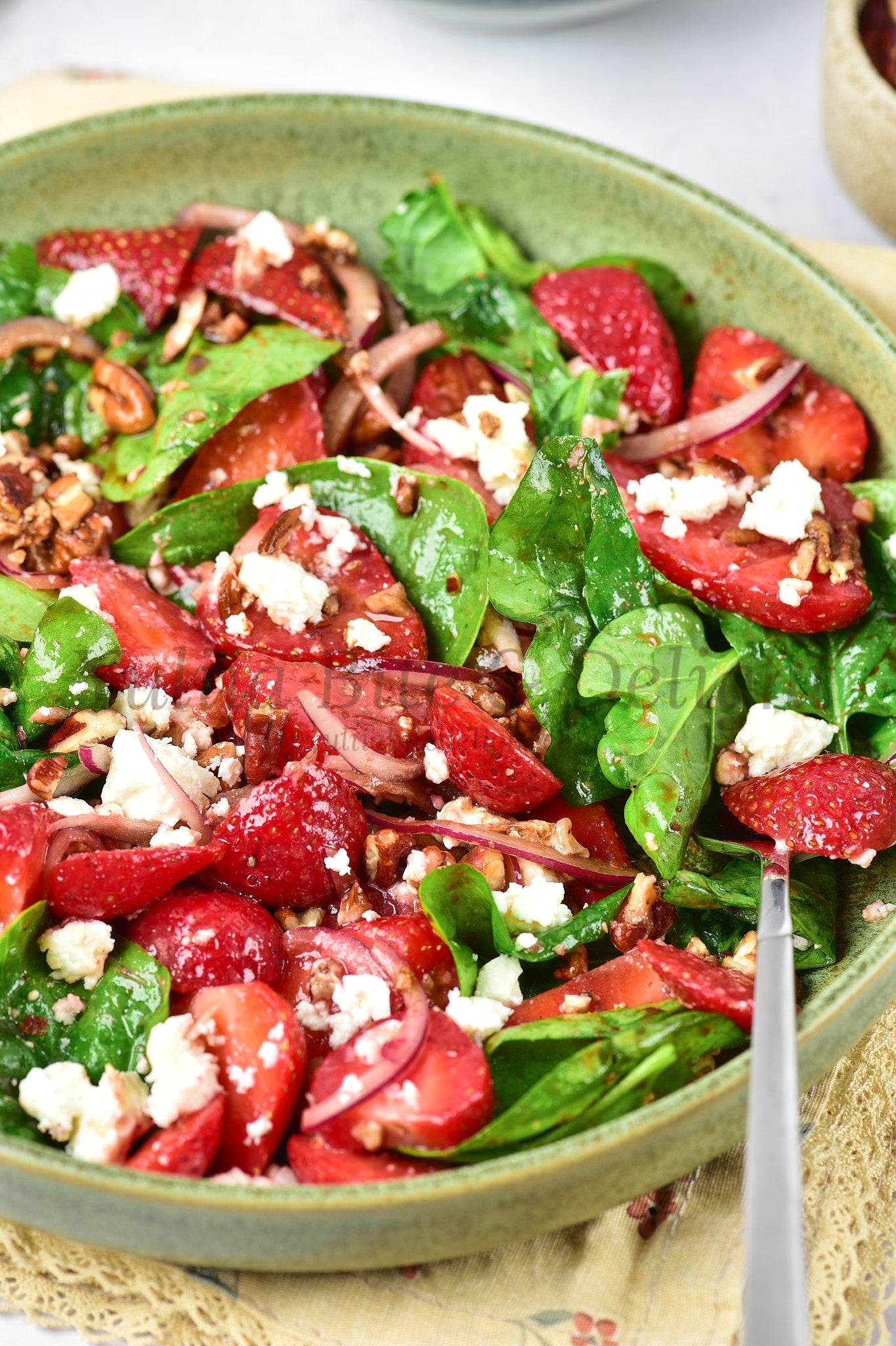 Strawberry Spinach Salad - Set 3 of 5