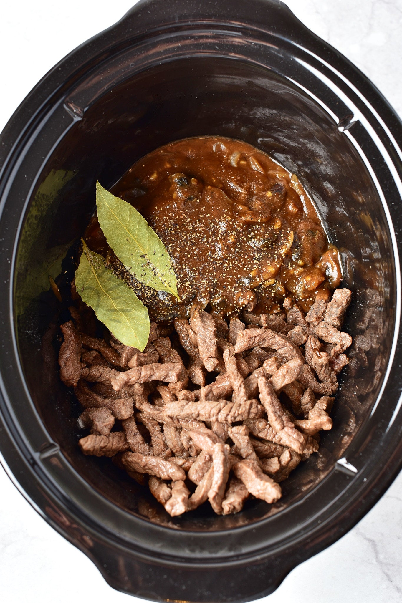 Slow cooker Beef Stroganoff - Set 3 of 5