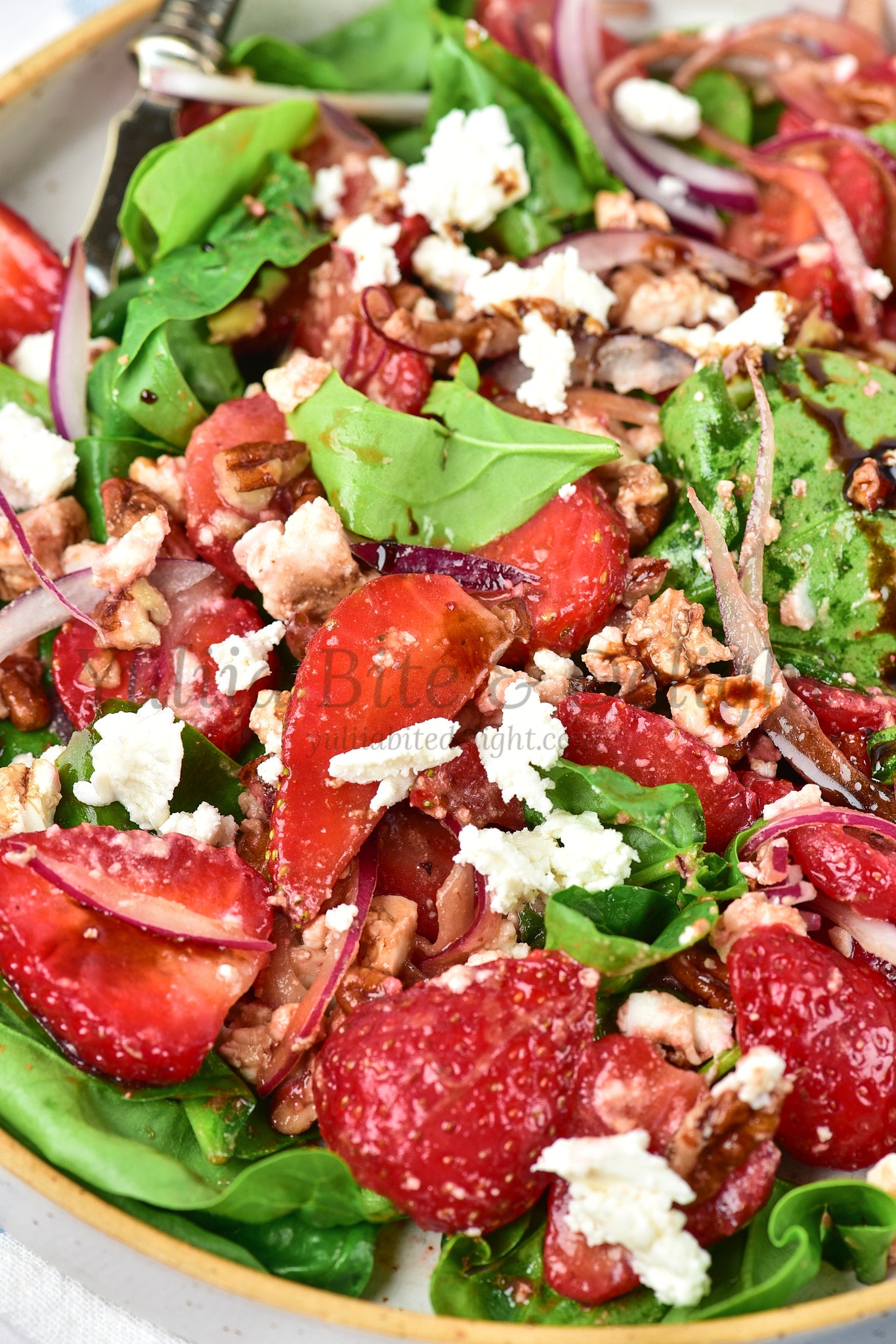 Strawberry Spinach Salad - Set 5 of 5