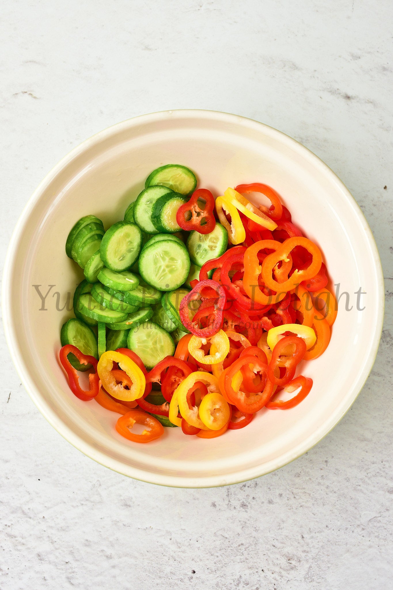 Pepper Cucumber Salad - Set 3 of 5