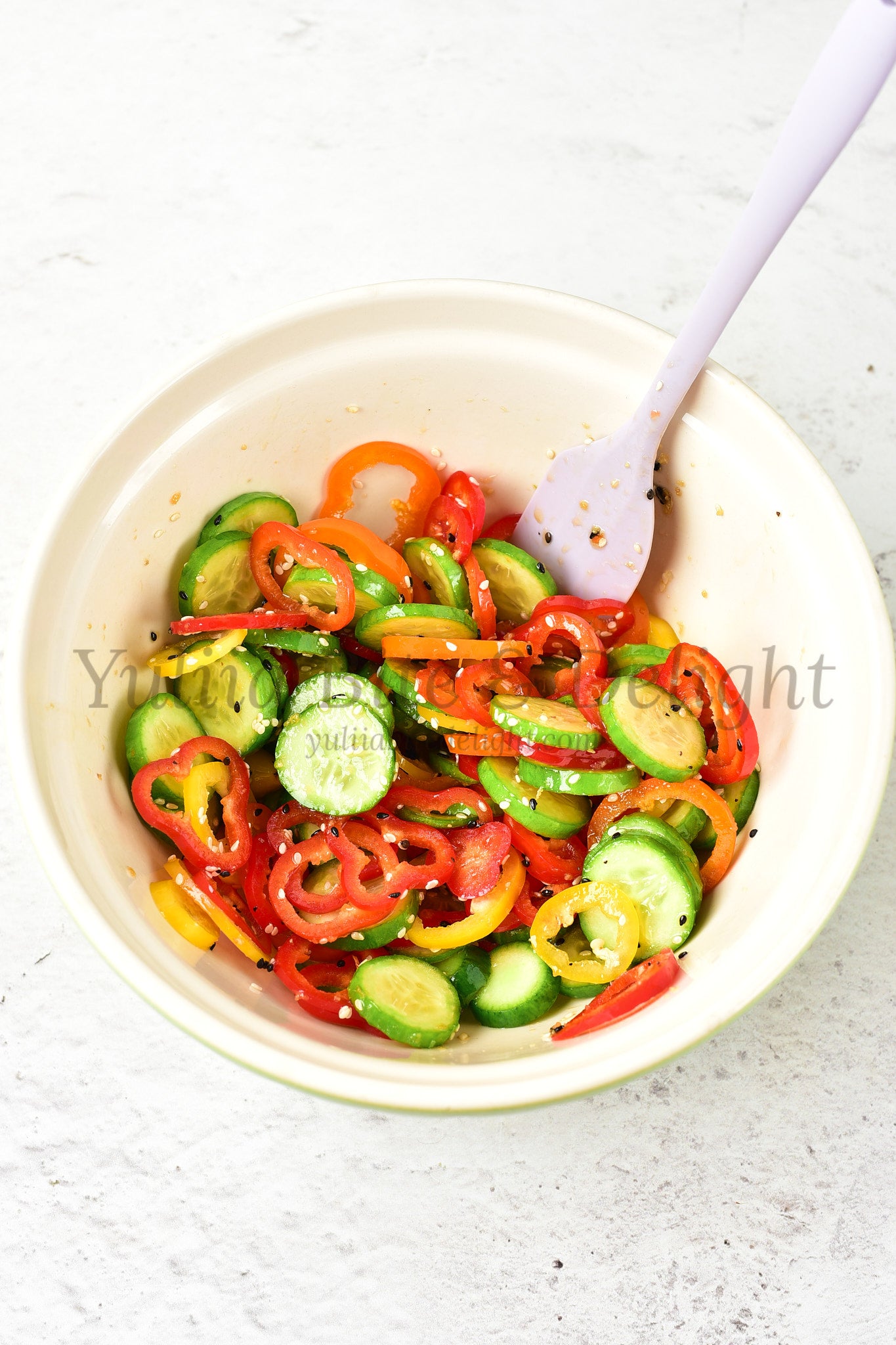 Pepper Cucumber Salad - Set 4 of 5