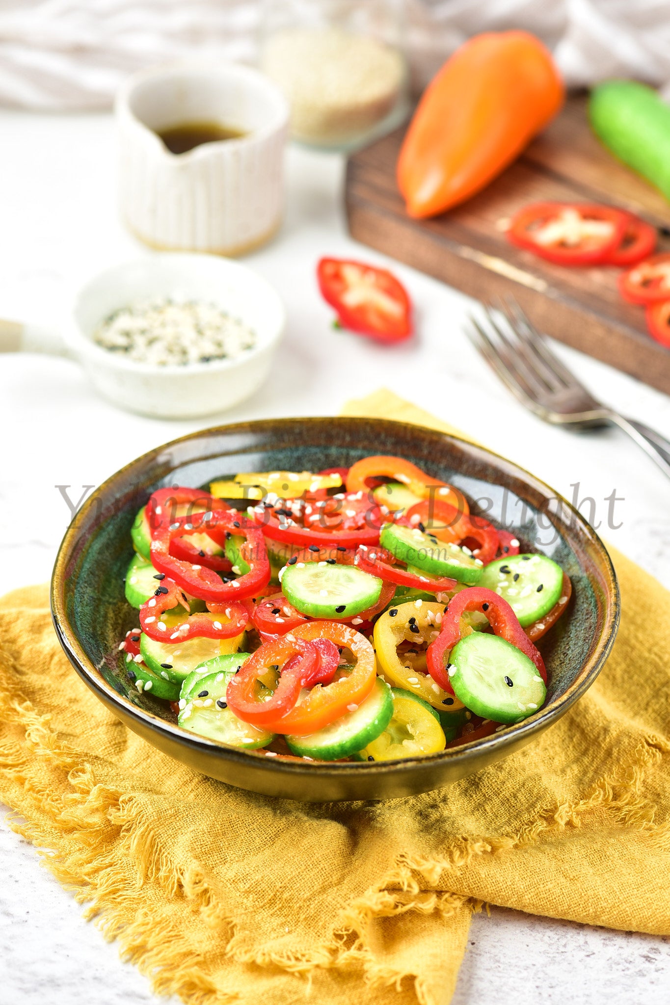 Pepper Cucumber Salad - Set 1 of 5