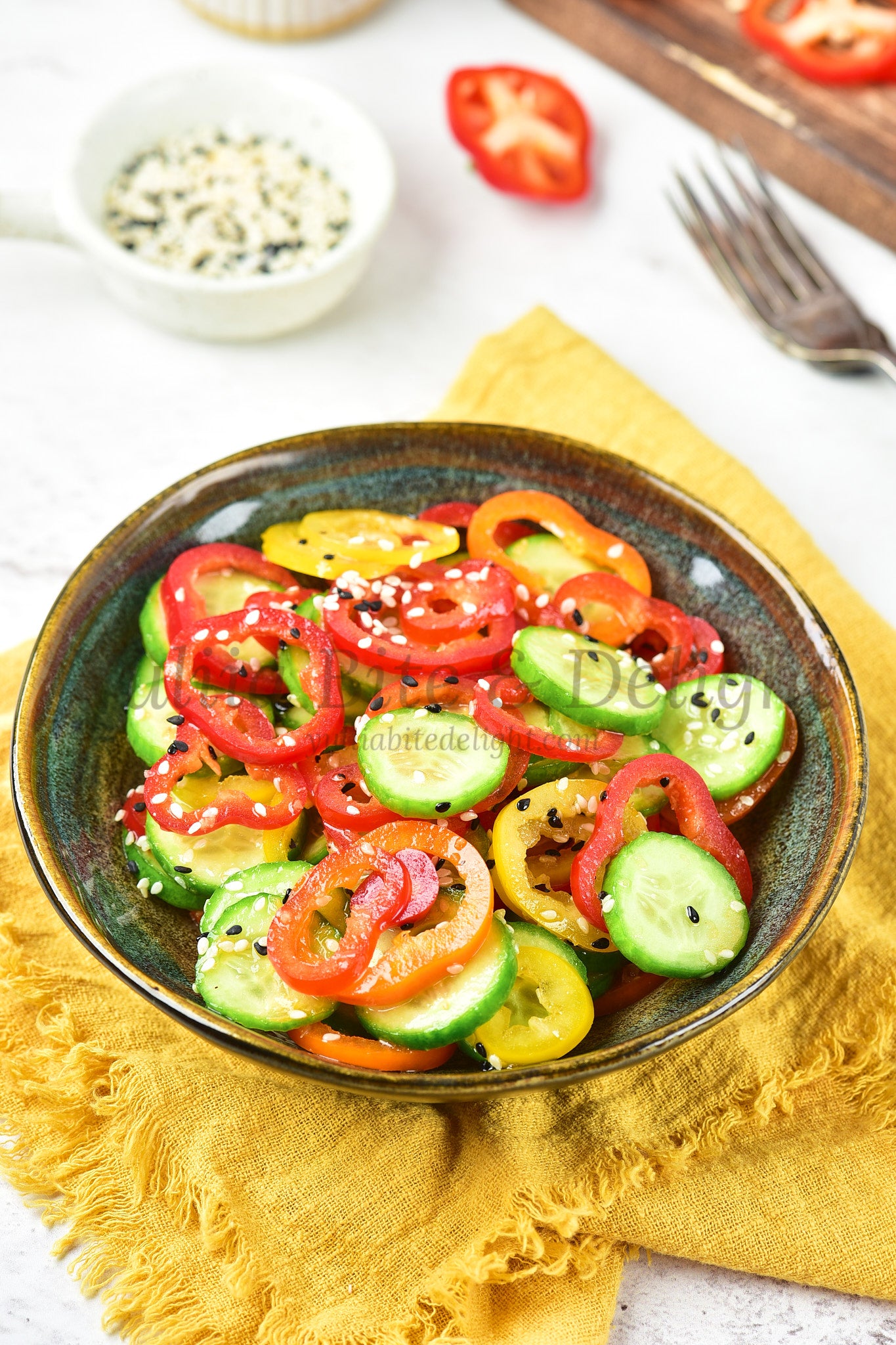 Pepper Cucumber Salad - Set 1 of 5