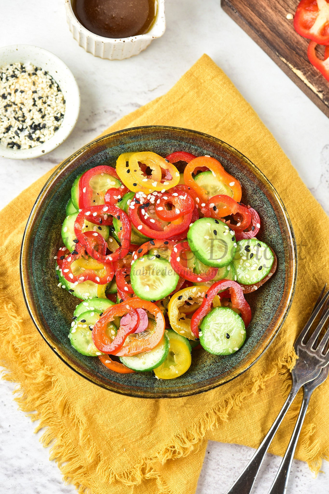 Pepper Cucumber Salad - Set 1 of 5