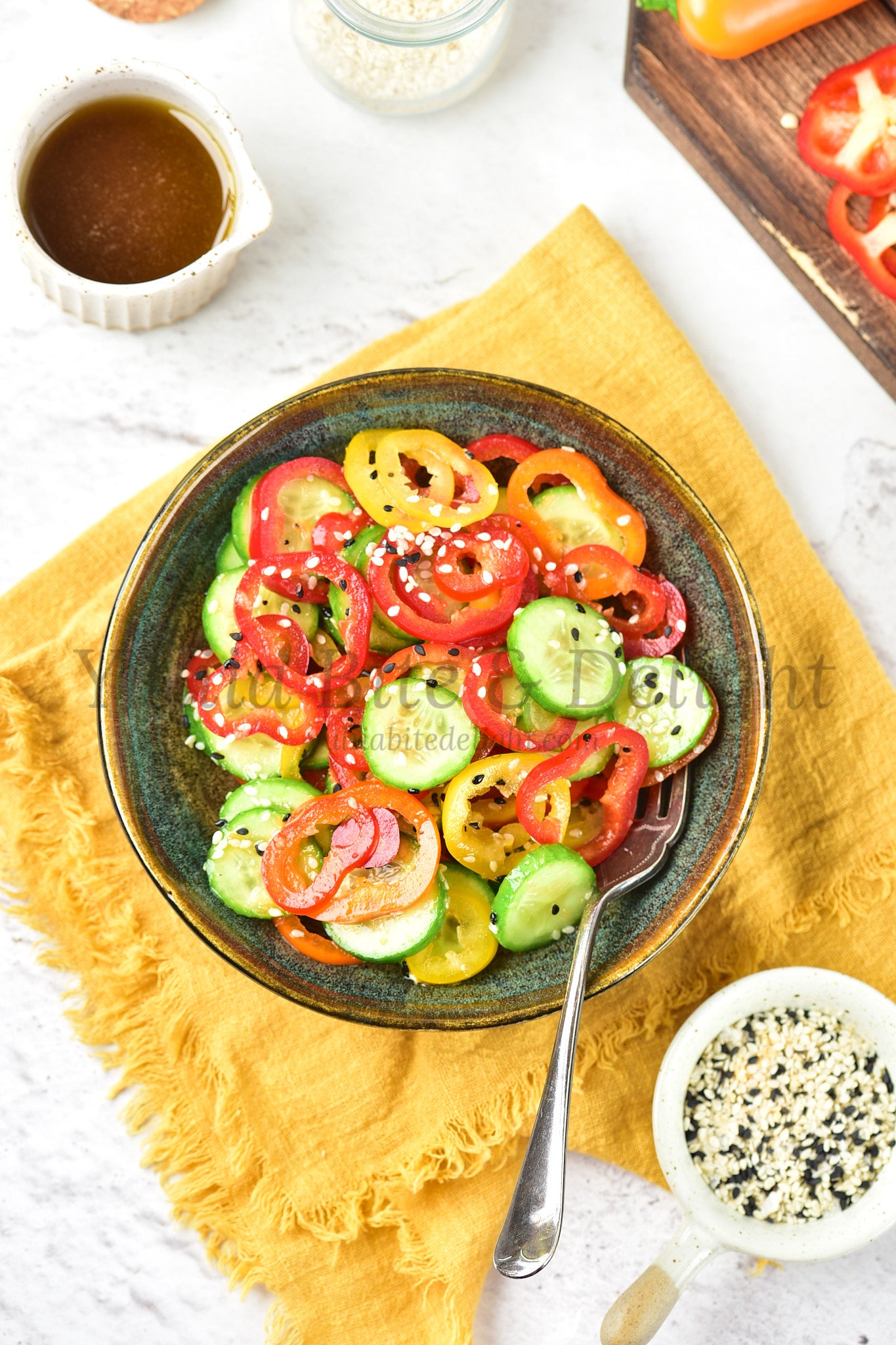 Pepper Cucumber Salad - Set 1 of 5