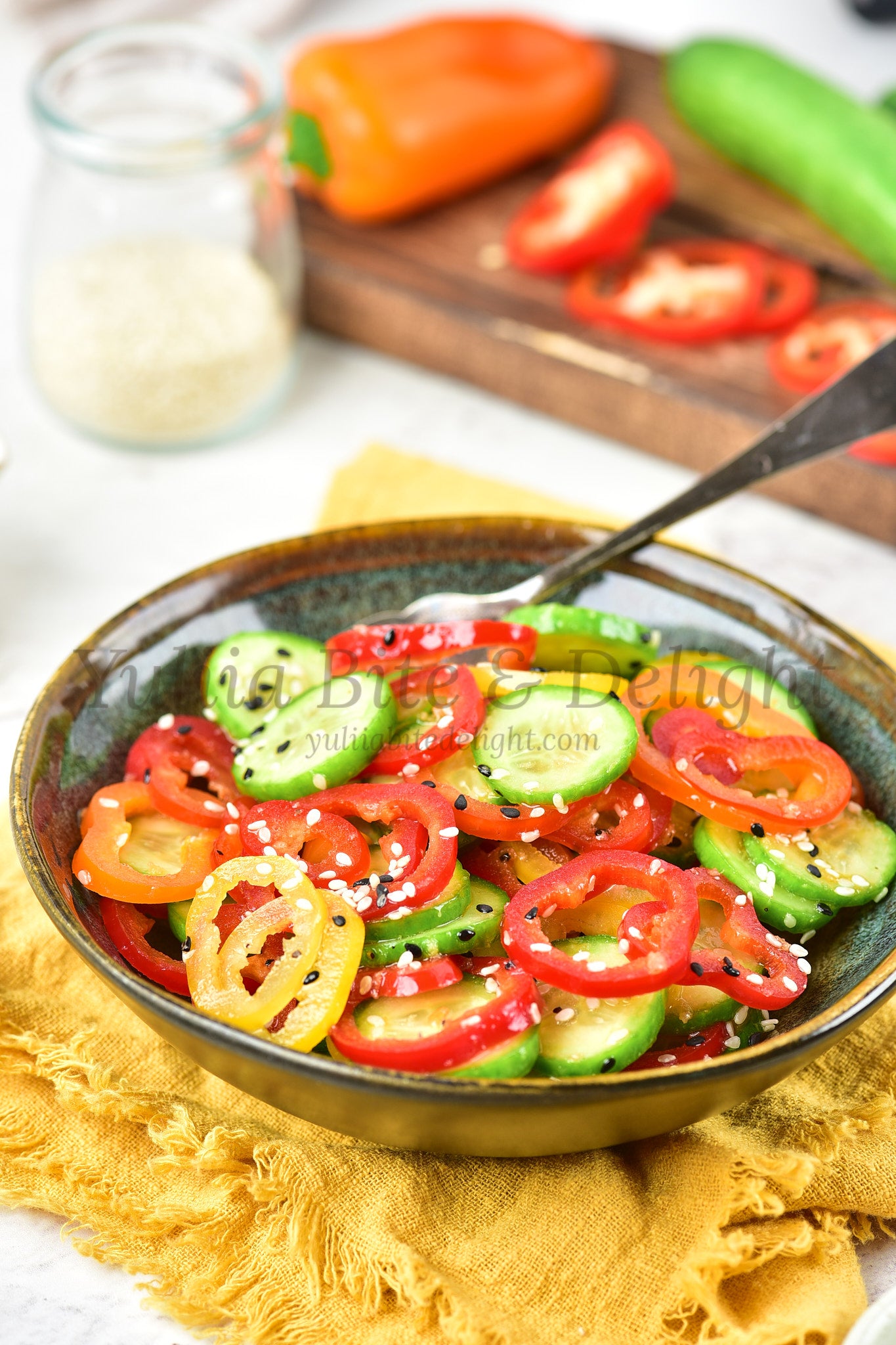 Pepper Cucumber Salad - Set 1 of 5