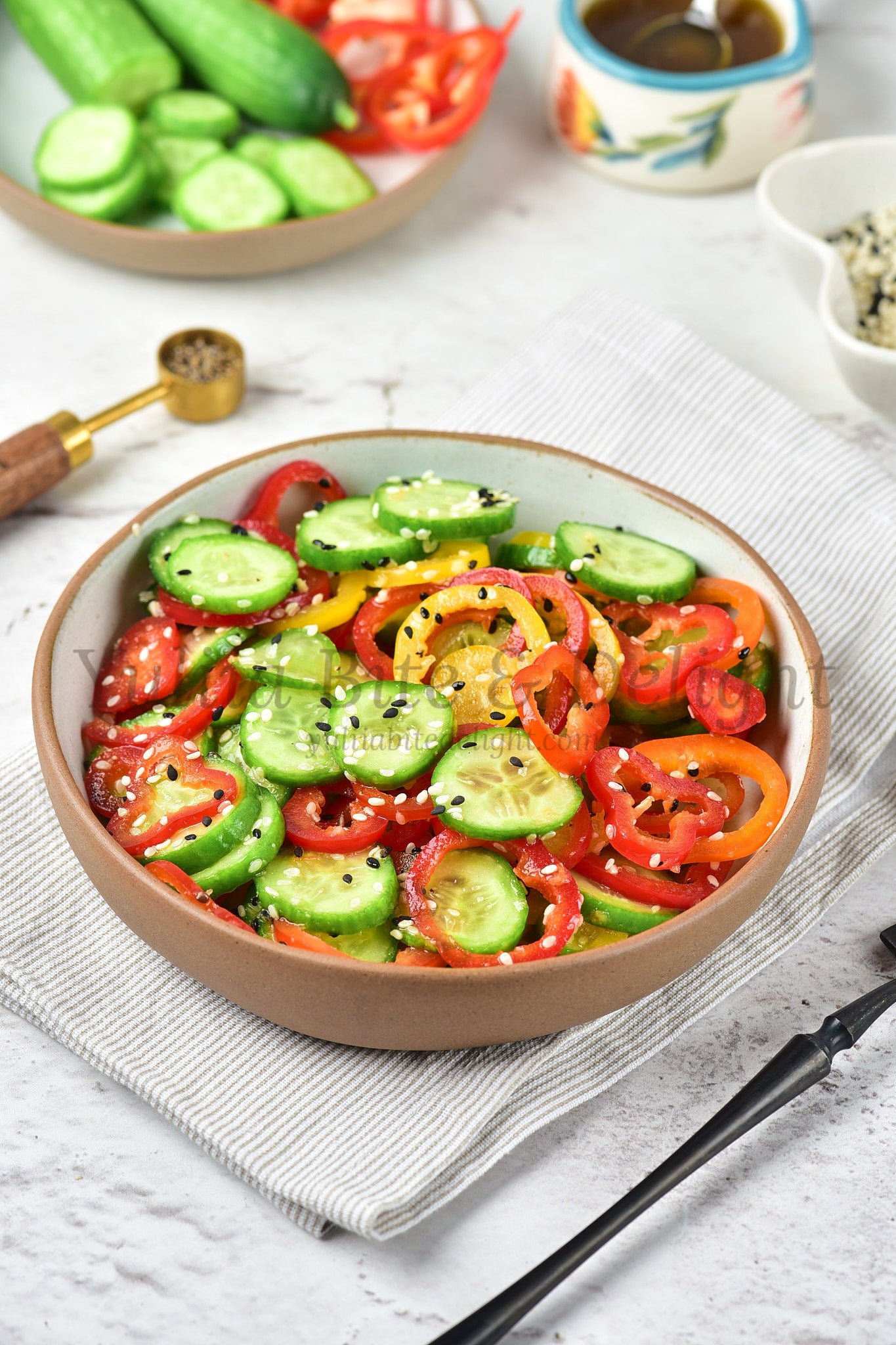 Pepper Cucumber Salad - Set 3 of 5