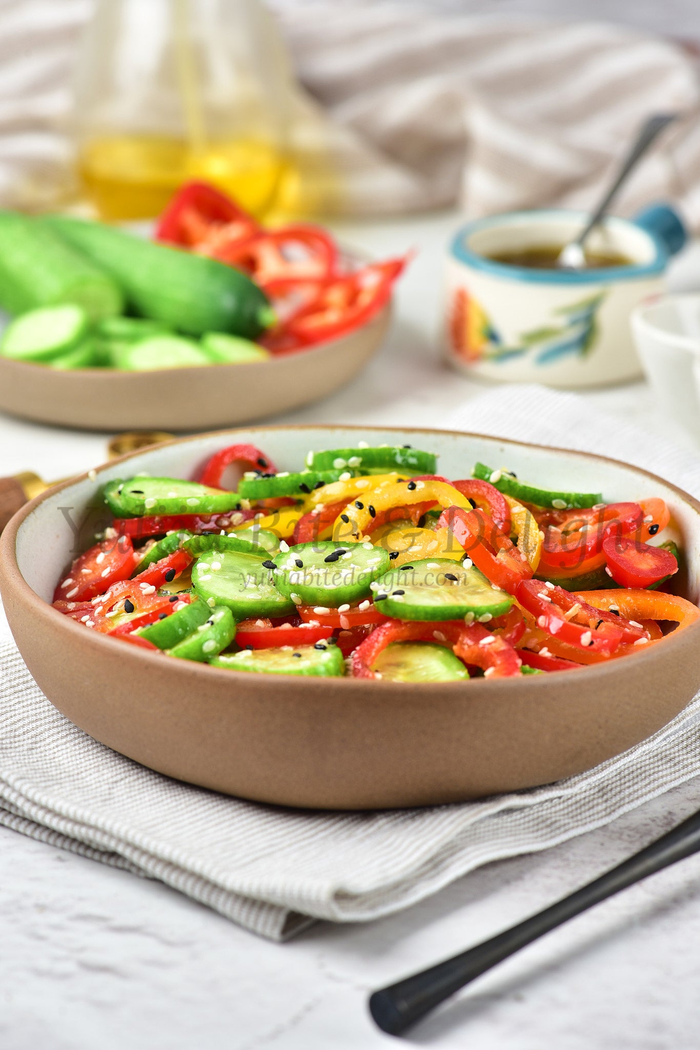 Pepper Cucumber Salad - Set 3 of 5