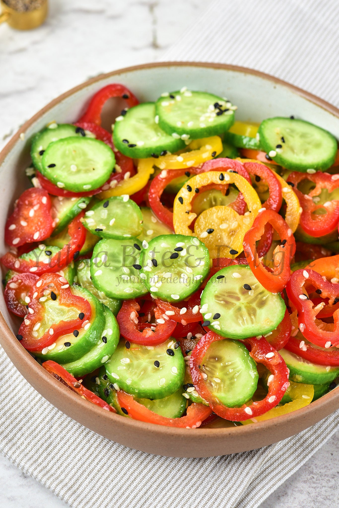 Pepper Cucumber Salad - Set 3 of 5