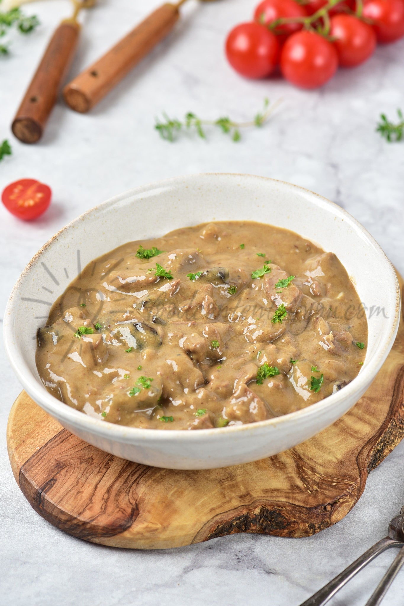 Slow cooker Beef Stroganoff - Set 2 of 5