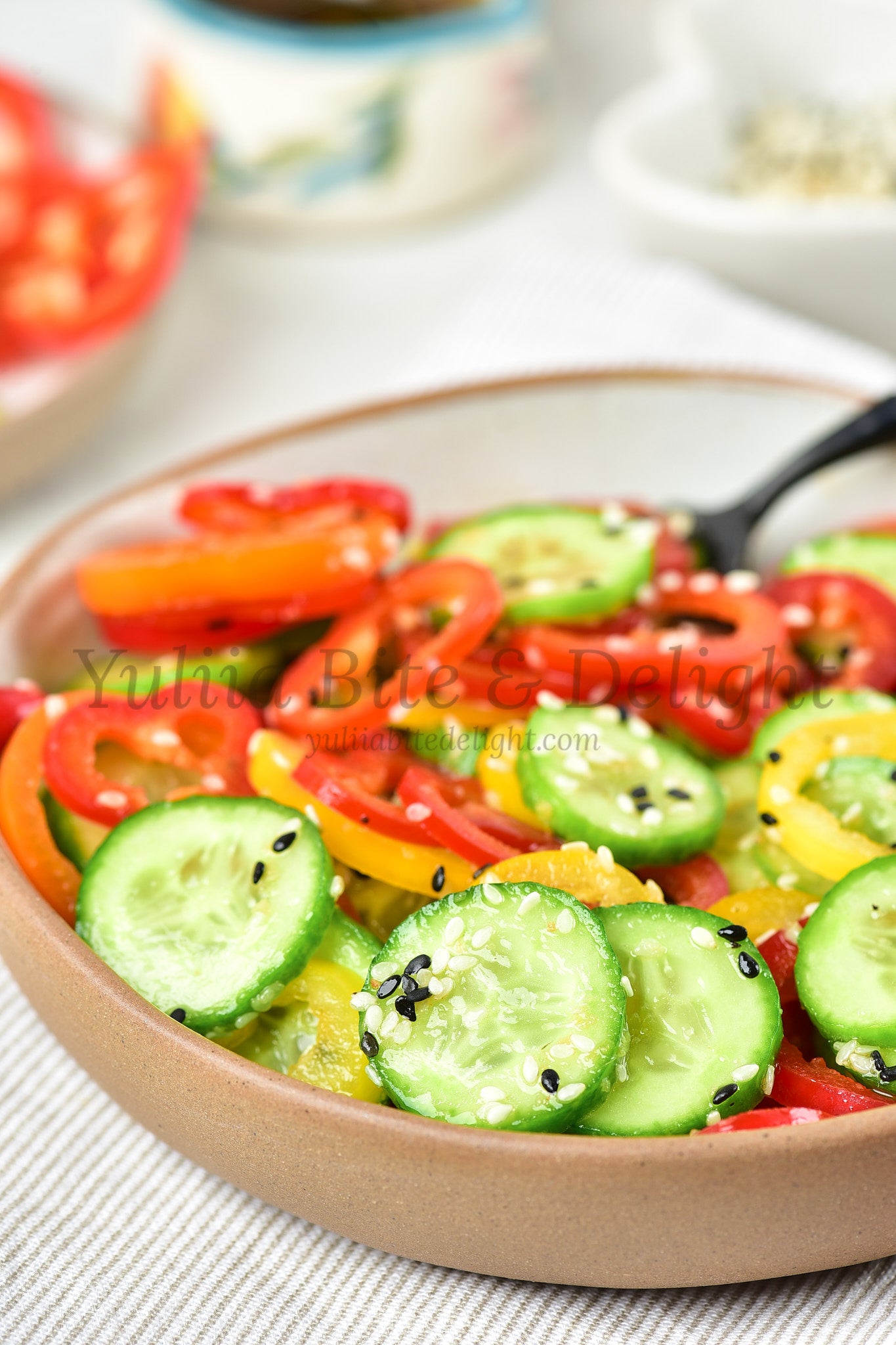Pepper Cucumber Salad - Set 3 of 5