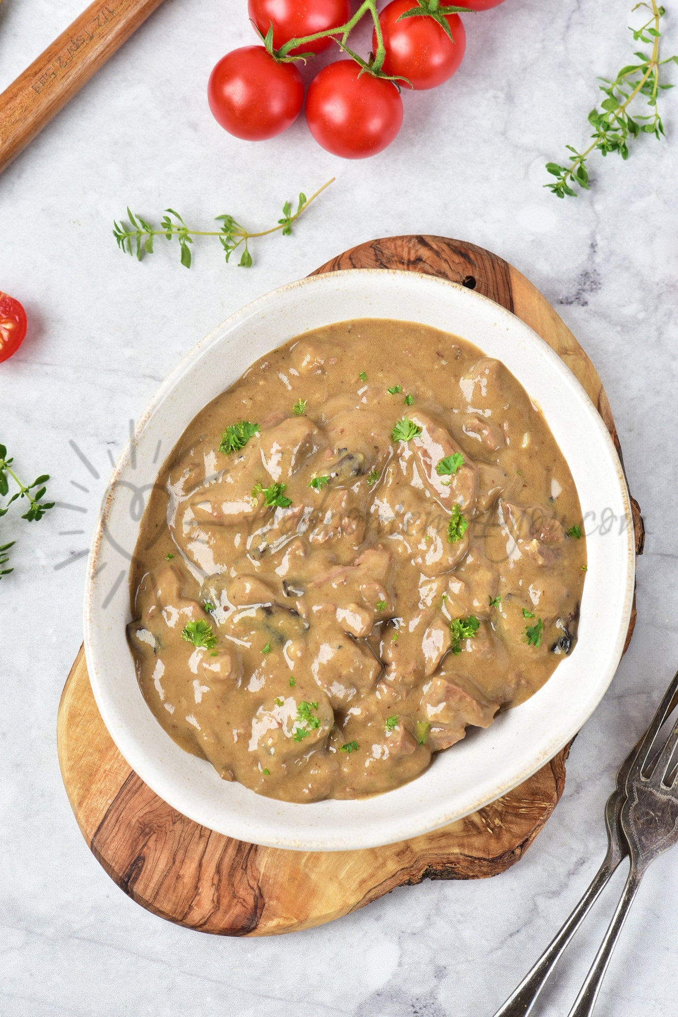 Slow cooker Beef Stroganoff - Set 2 of 5