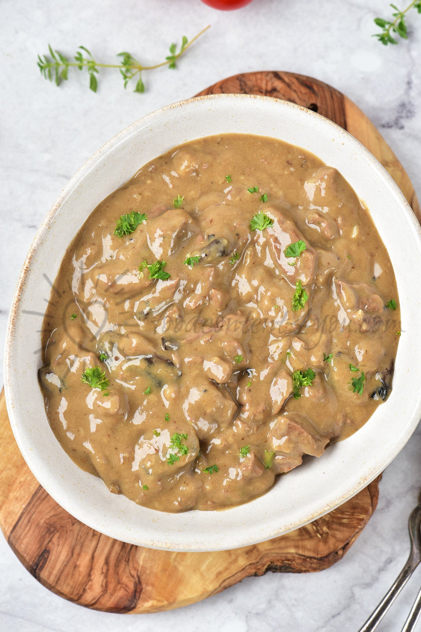 Slow cooker Beef Stroganoff - Set 2 of 5