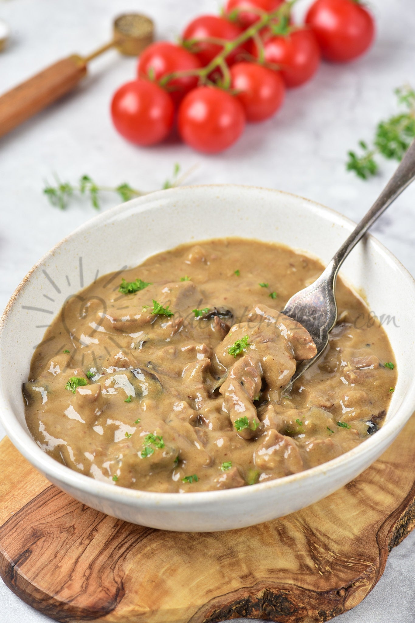 Slow cooker Beef Stroganoff - Set 2 of 5
