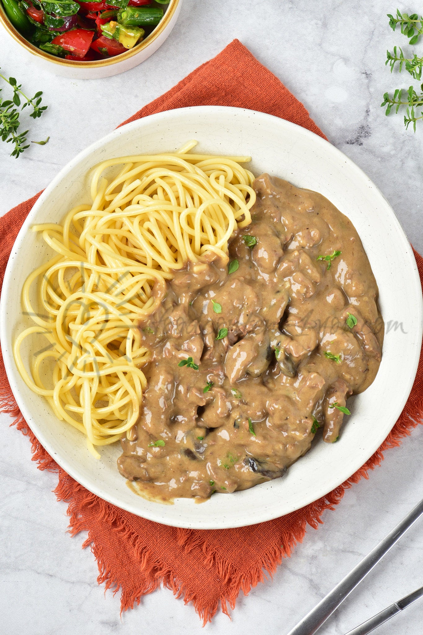 Slow cooker Beef Stroganoff - Set 3 of 5