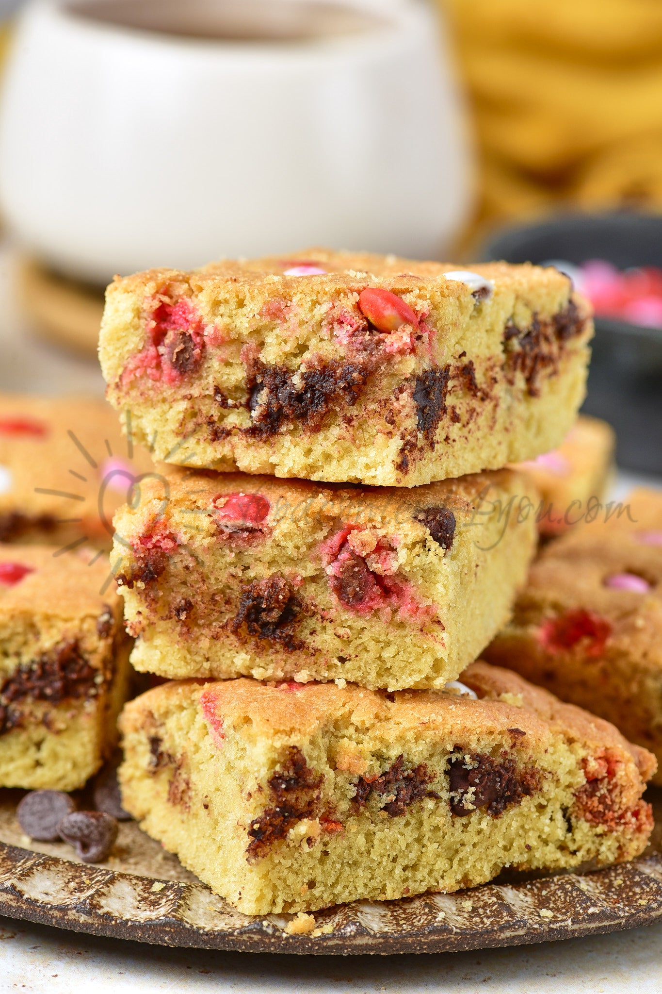 Valentine's M&M Cookie Bars - Set 5 of 5