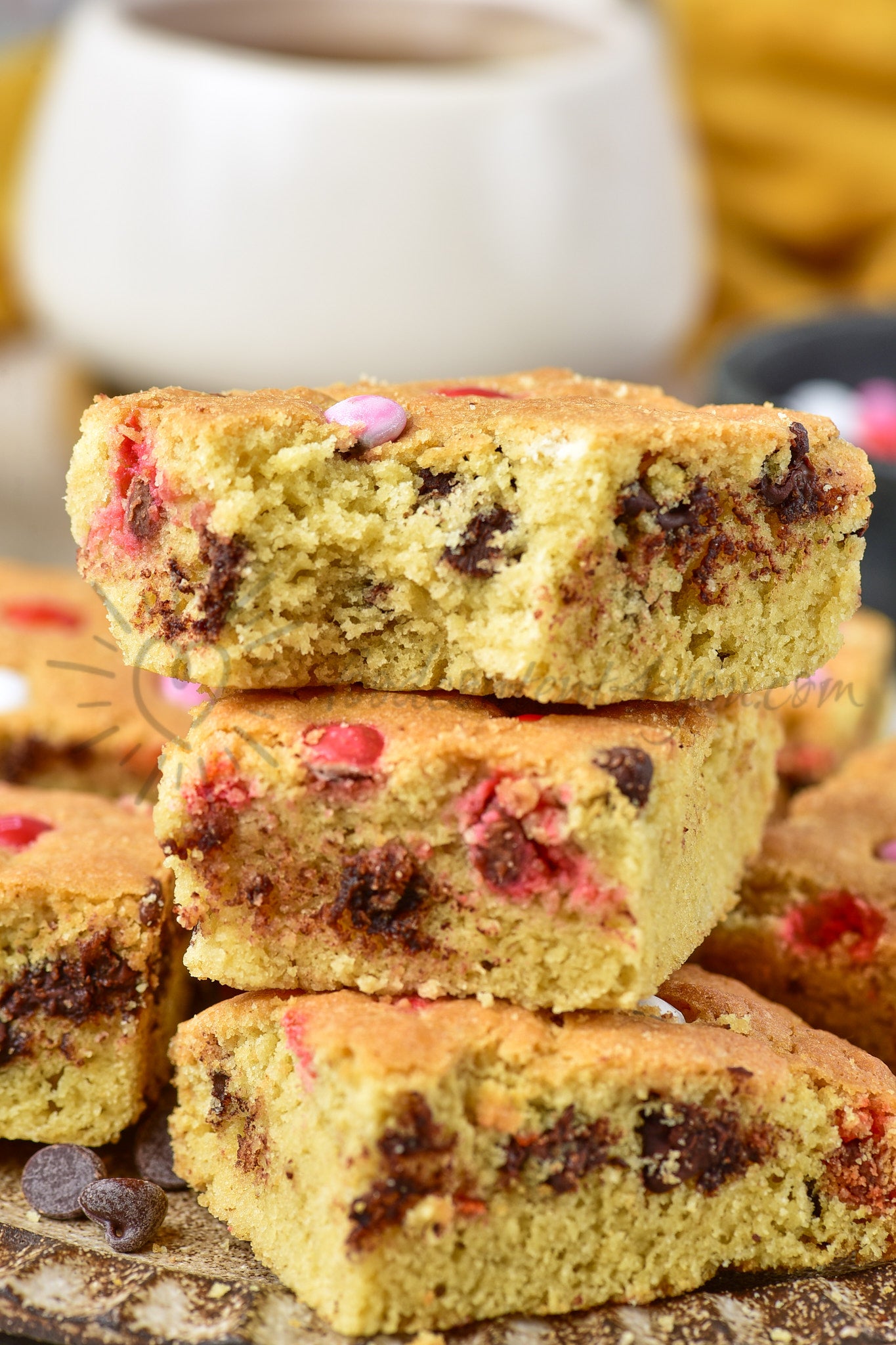 Valentine's M&M Cookie Bars - Set 5 of 5