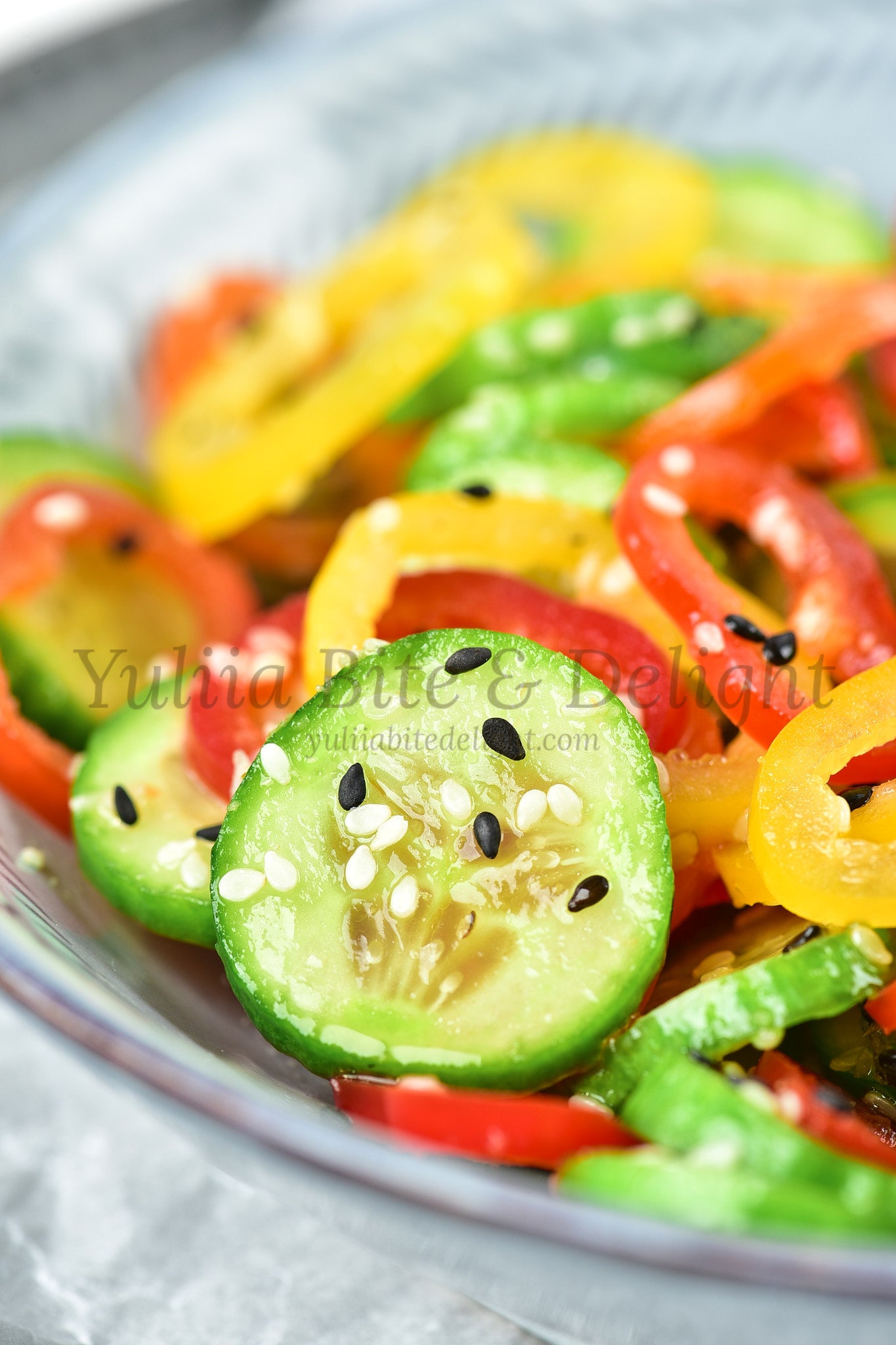 Pepper Cucumber Salad - Set 4 of 5