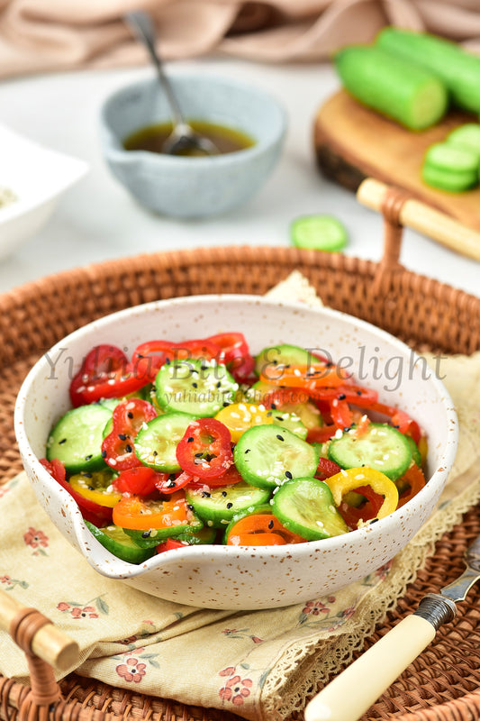 Pepper Cucumber Salad - Set 5 of 5