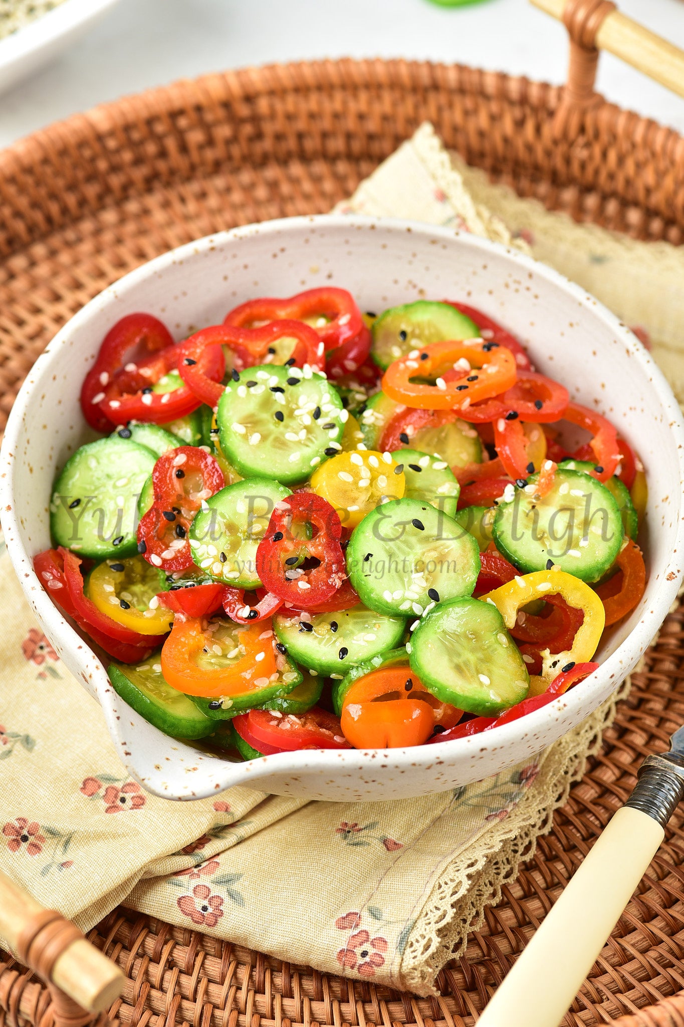 Pepper Cucumber Salad - Set 5 of 5