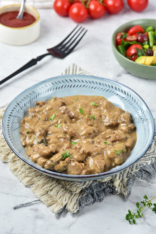 Slow cooker Beef Stroganoff - Set 4 of 5