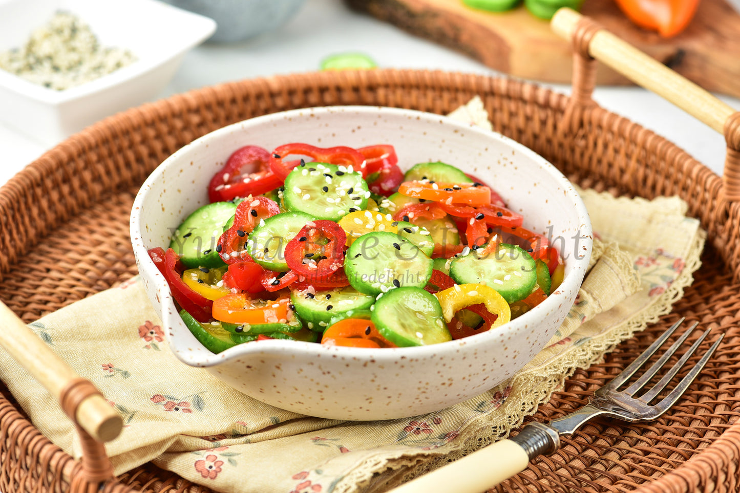 Pepper Cucumber Salad - Set 5 of 5