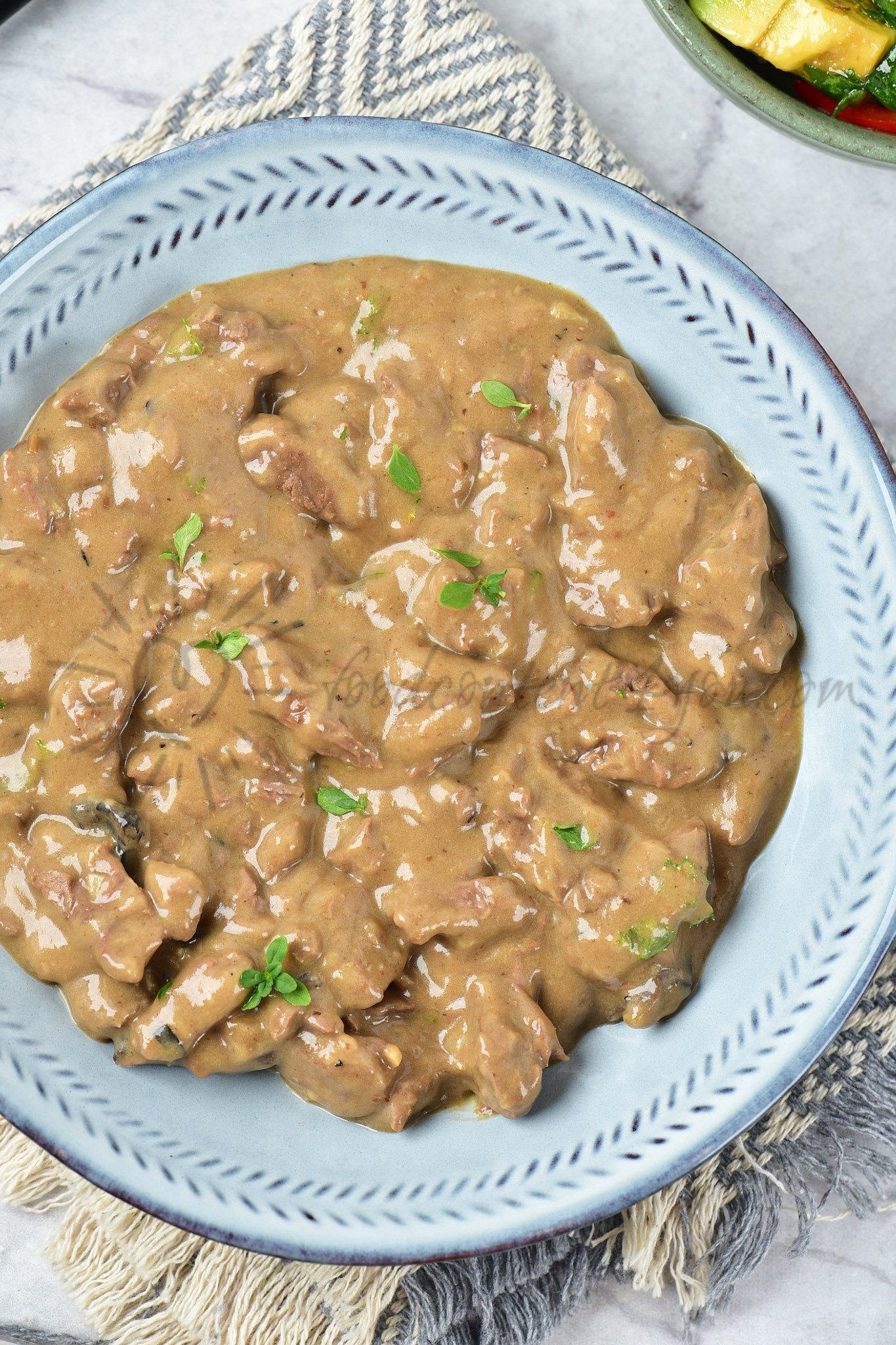 Slow cooker Beef Stroganoff - Set 4 of 5