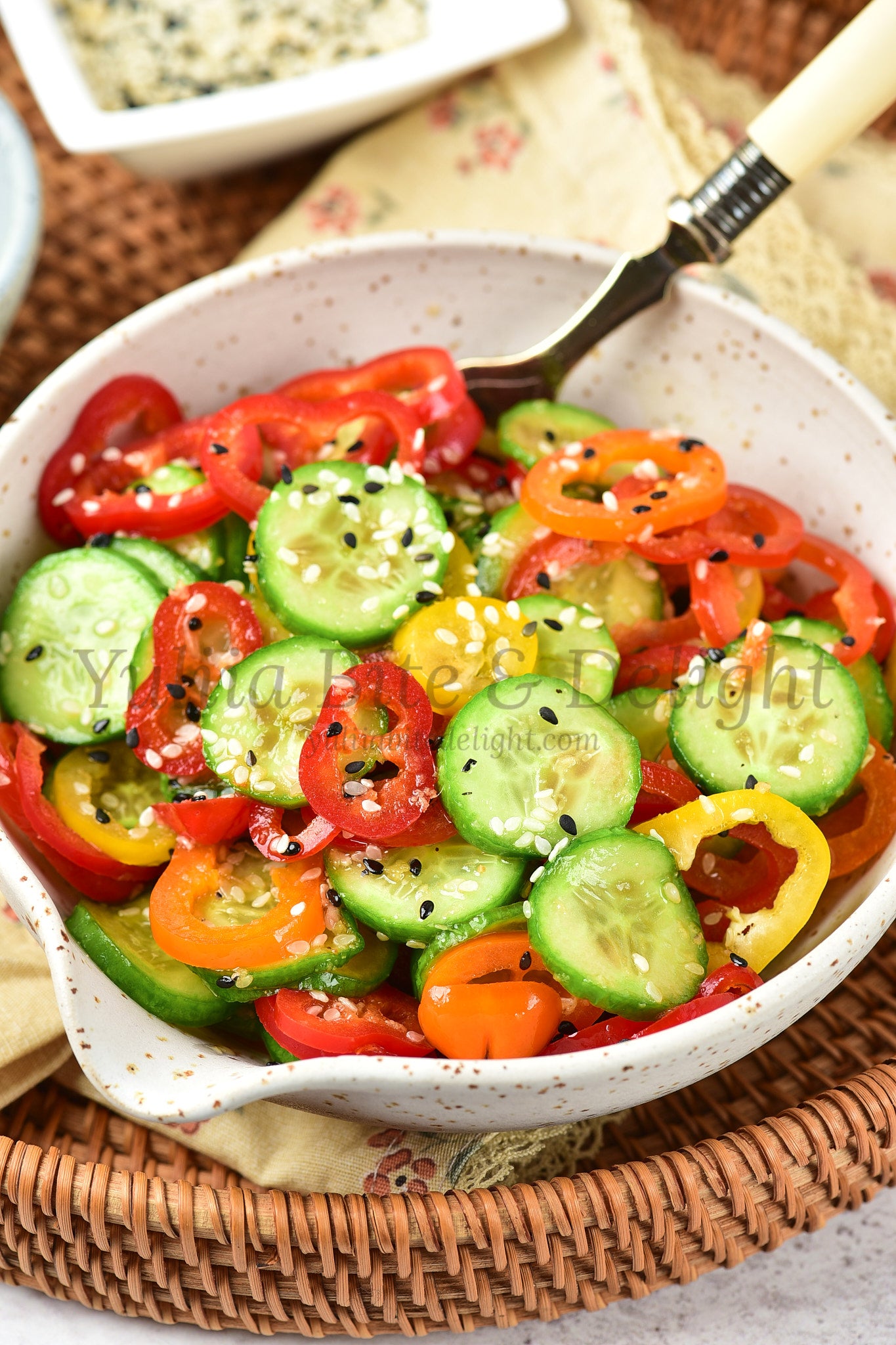 Pepper Cucumber Salad - Set 5 of 5