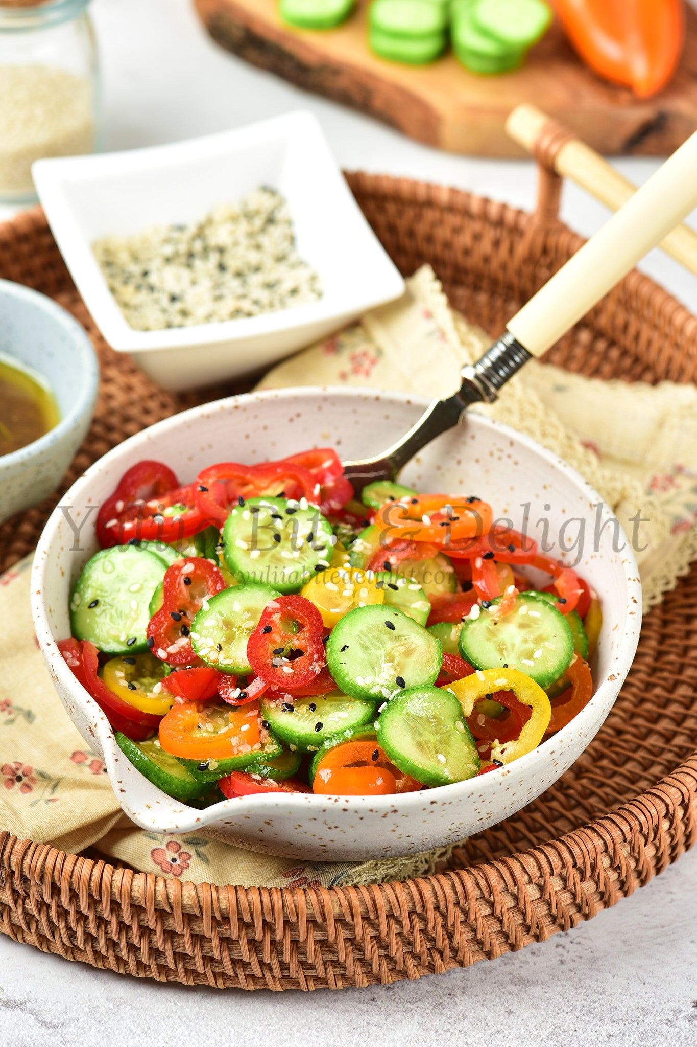 Pepper Cucumber Salad - Set 5 of 5