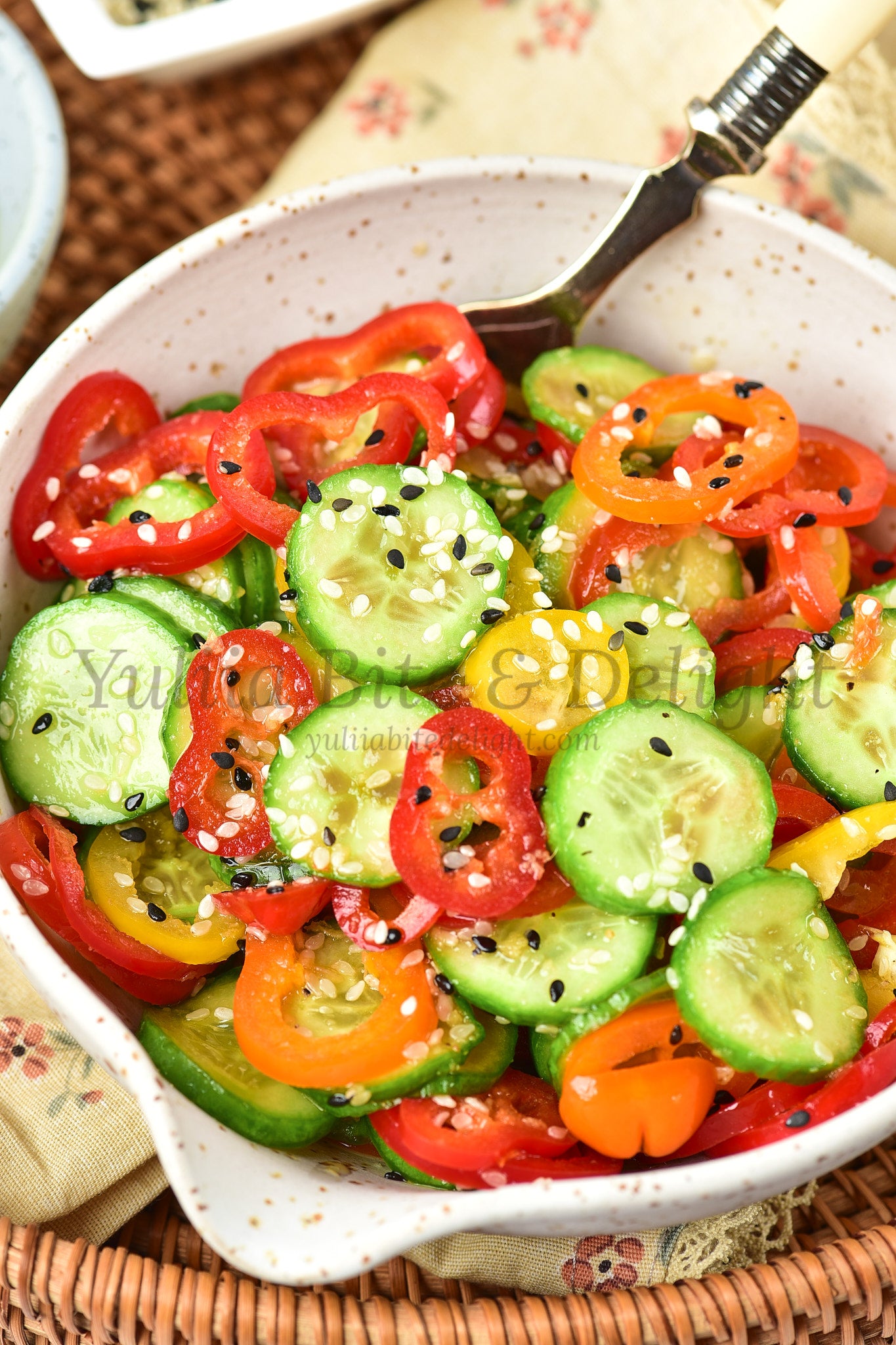 Pepper Cucumber Salad - Set 5 of 5