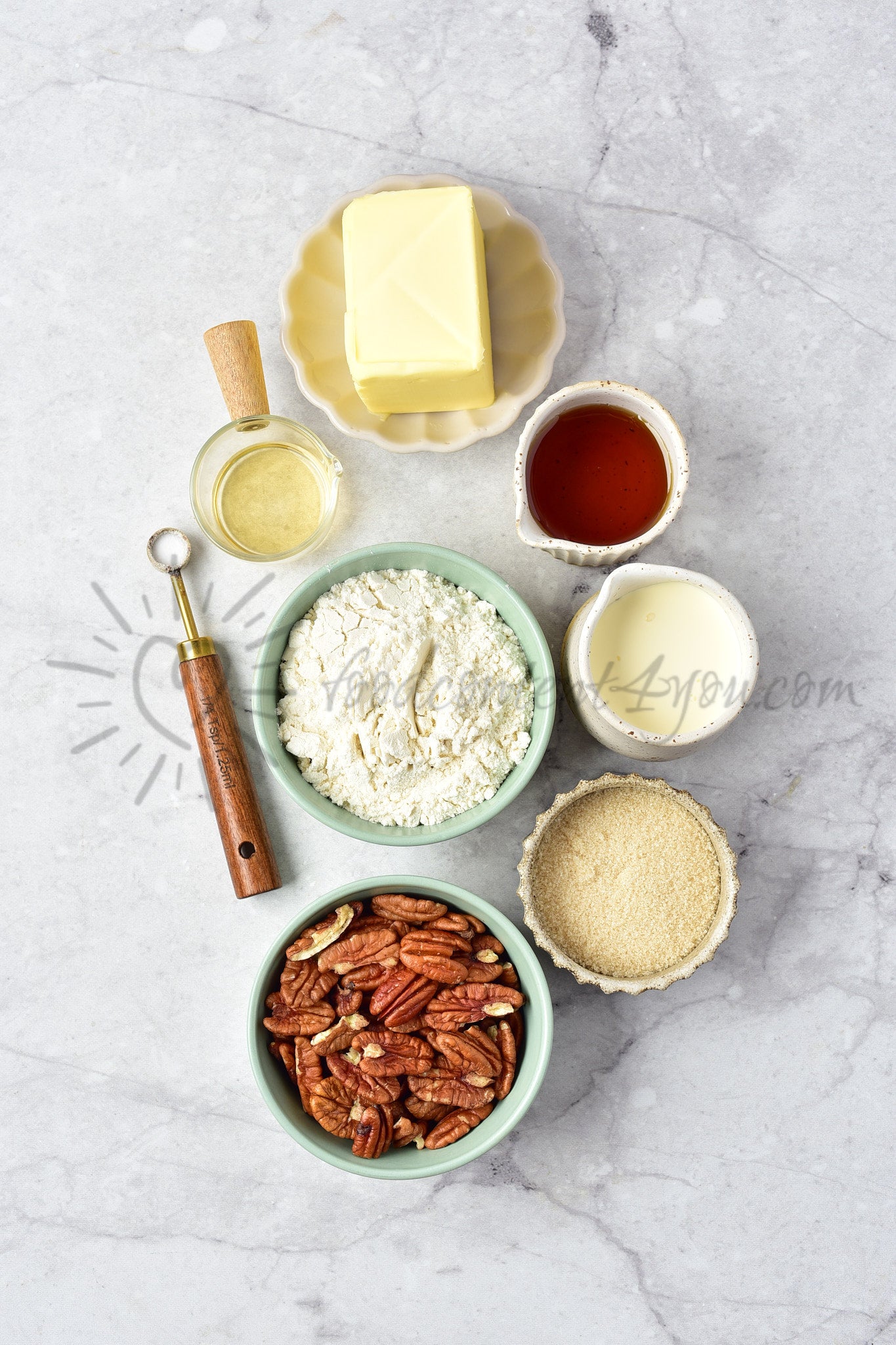 Pecan Pie Bars - Set 5 of 5