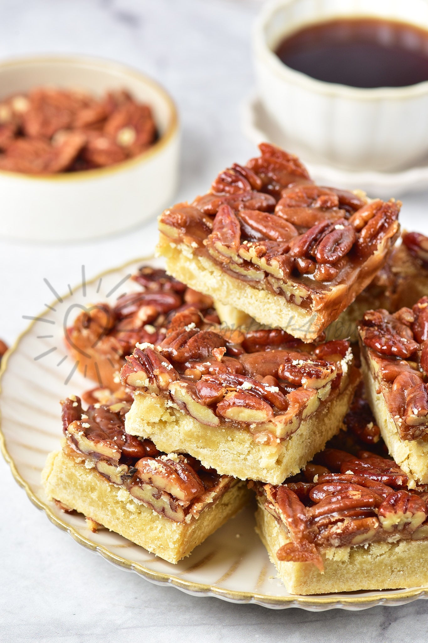 Pecan Pie Bars - Set 1 of 5