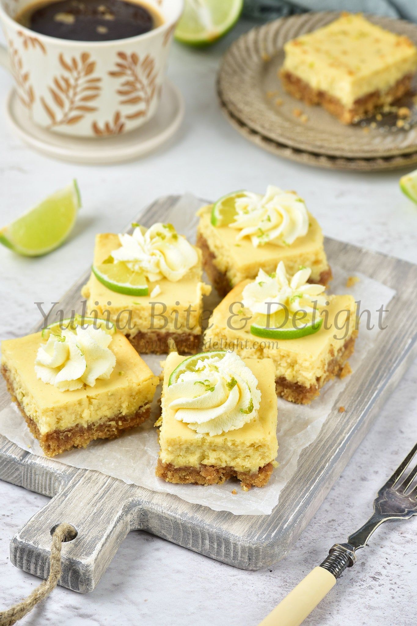 Key Lime Pie Bars - Set 4 of 5