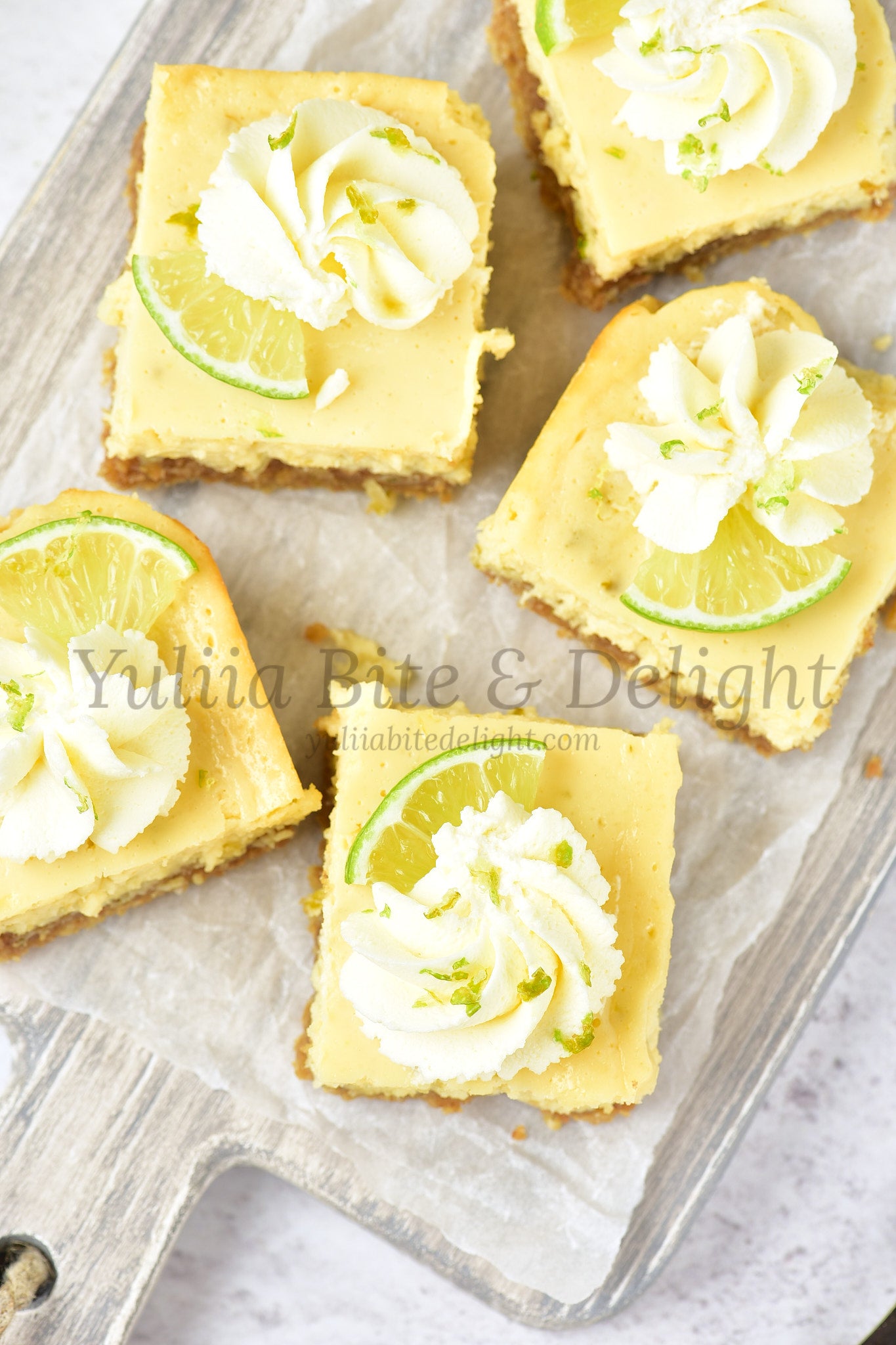 Key Lime Pie Bars - Set 4 of 5