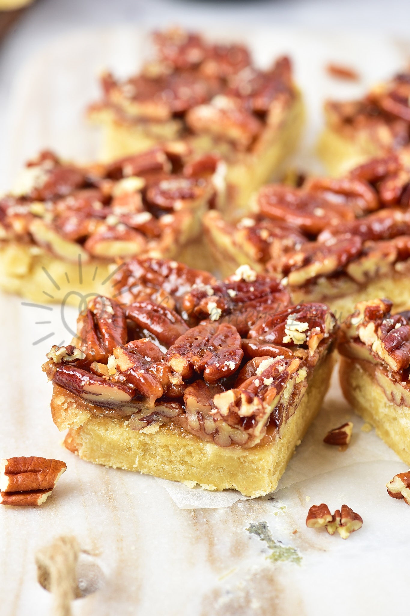 Pecan Pie Bars - Set 5 of 5