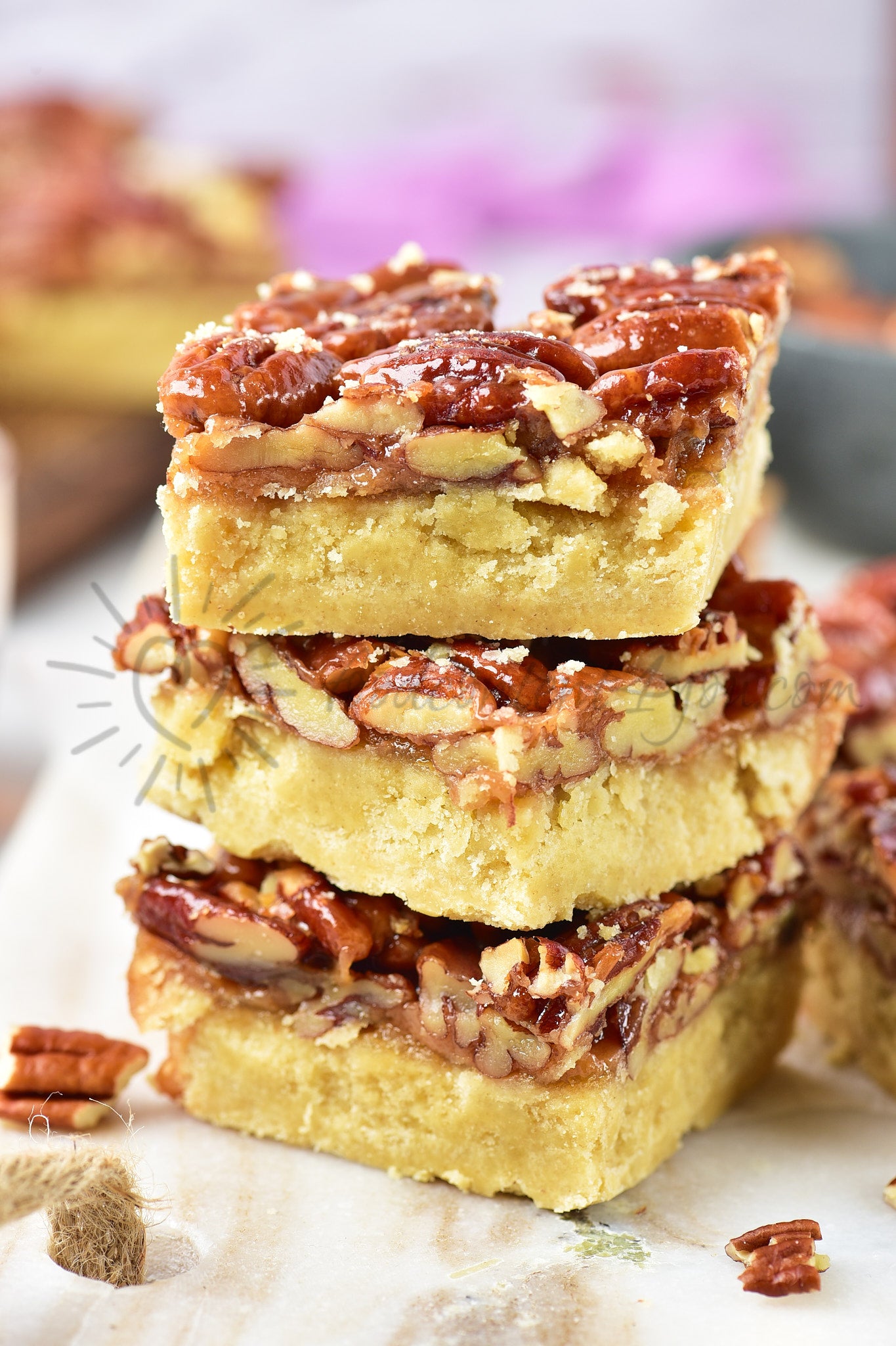 Pecan Pie Bars - Set 5 of 5