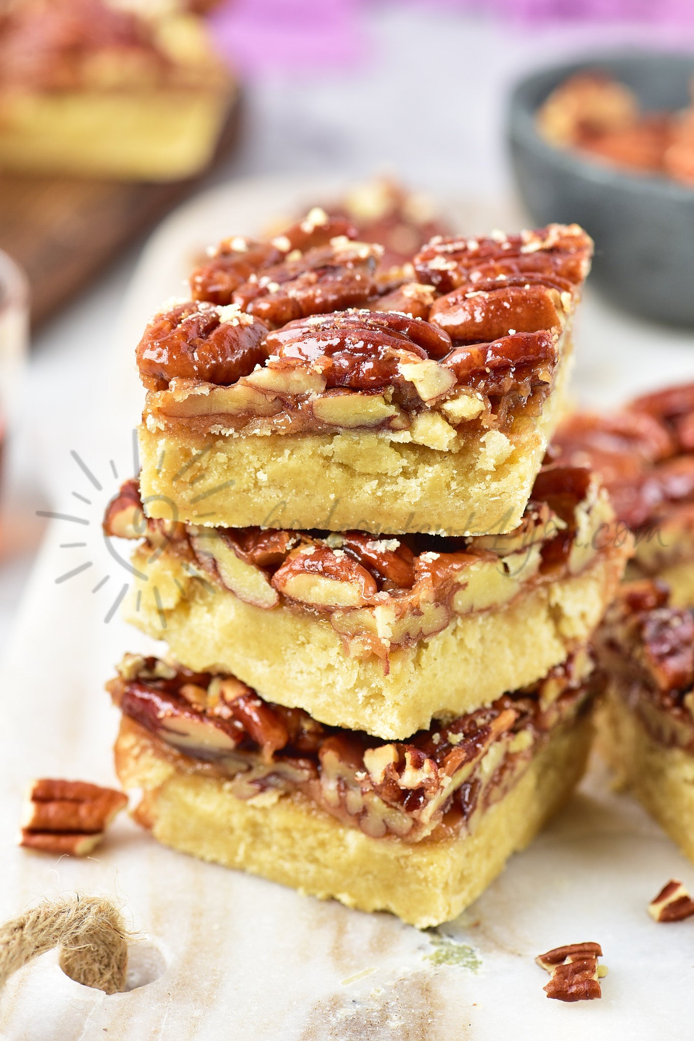 Pecan Pie Bars - Set 5 of 5
