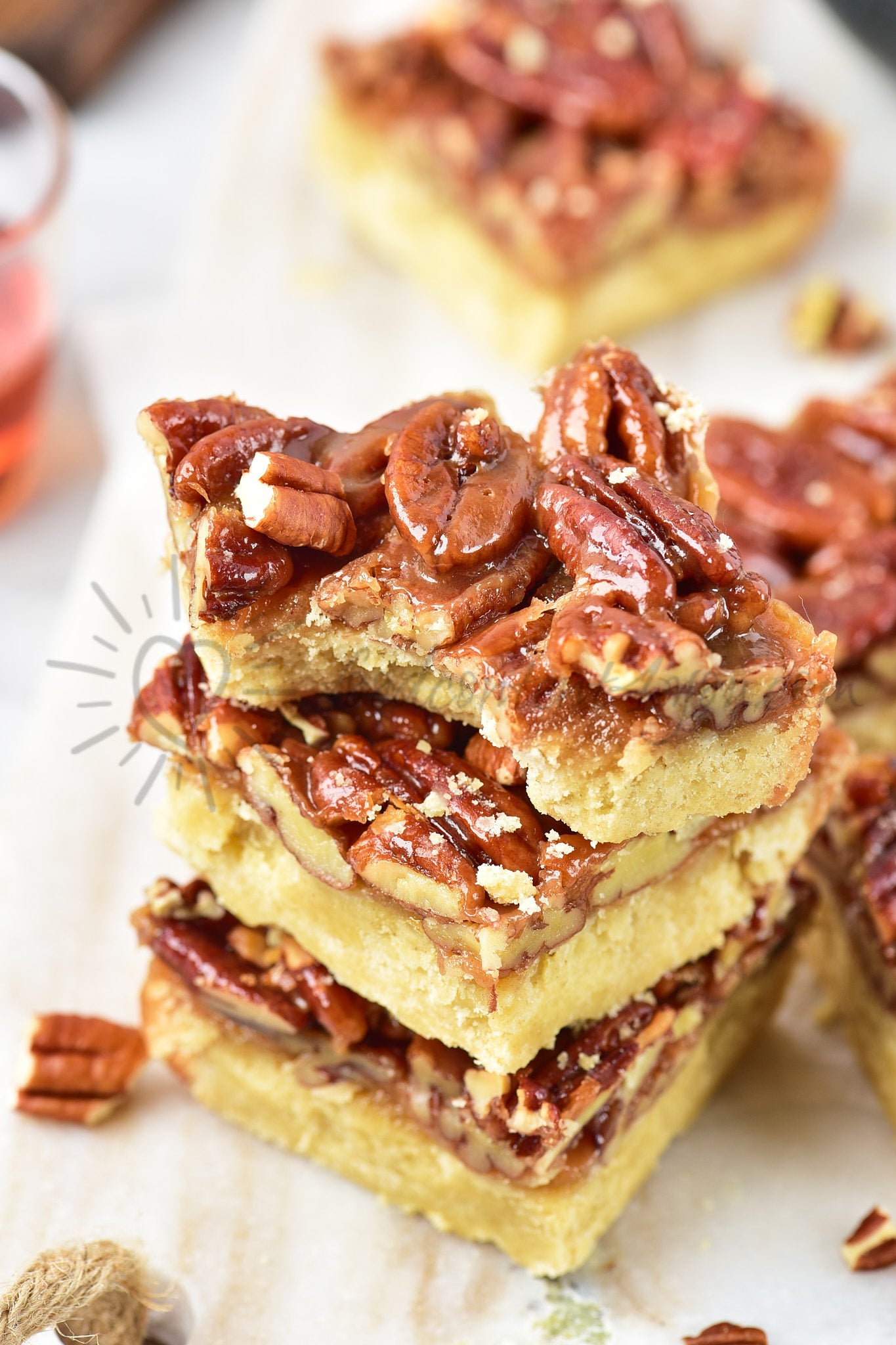 Pecan Pie Bars - Set 5 of 5